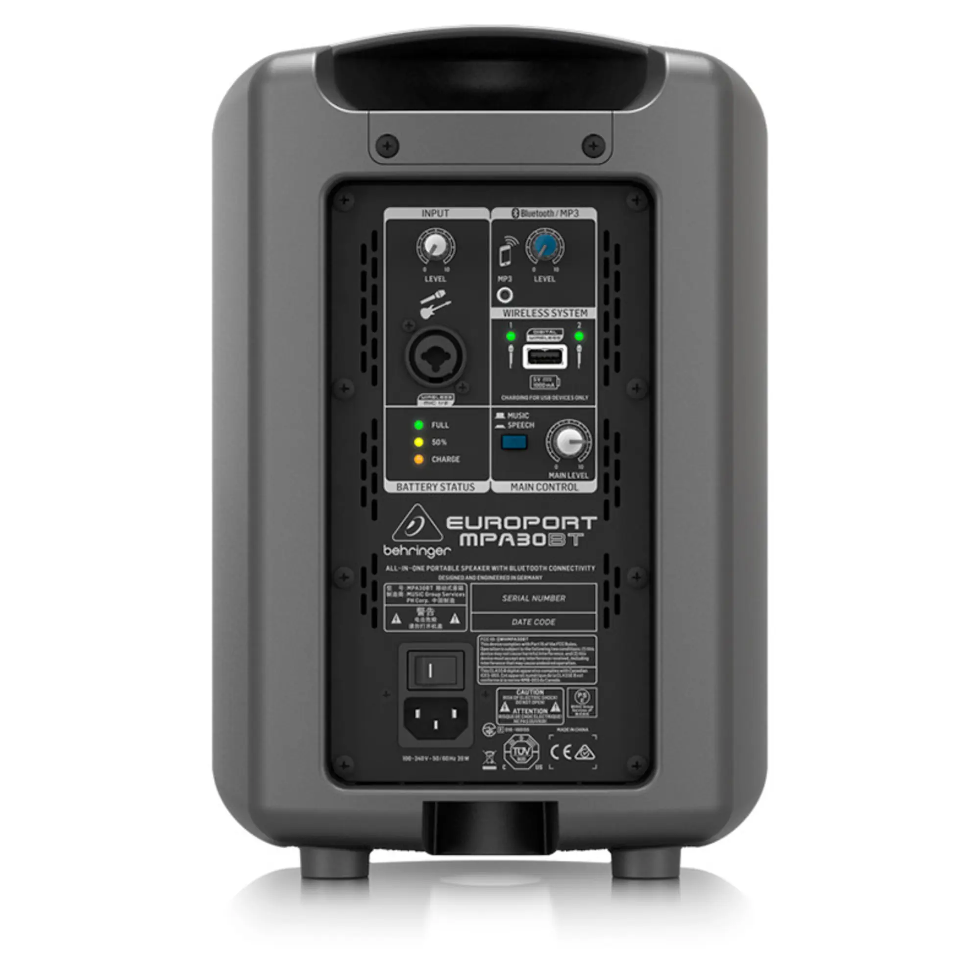 Активная акустика Behringer EUROPORT MPA30BT (5 / 5)