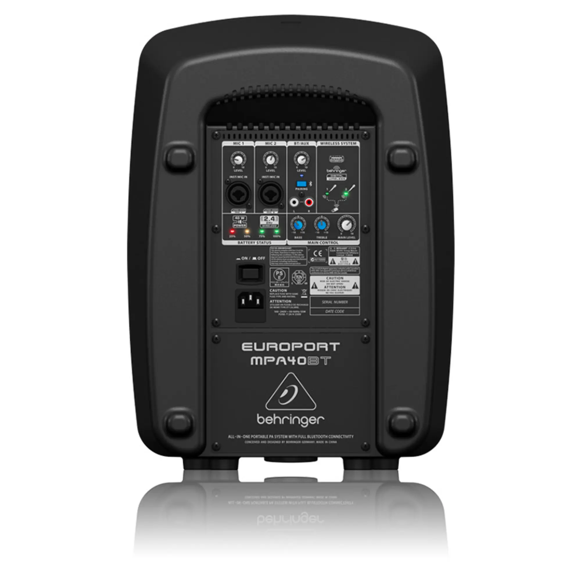 Активная акустика Behringer EUROPORT MPA40BT (4 / 4)