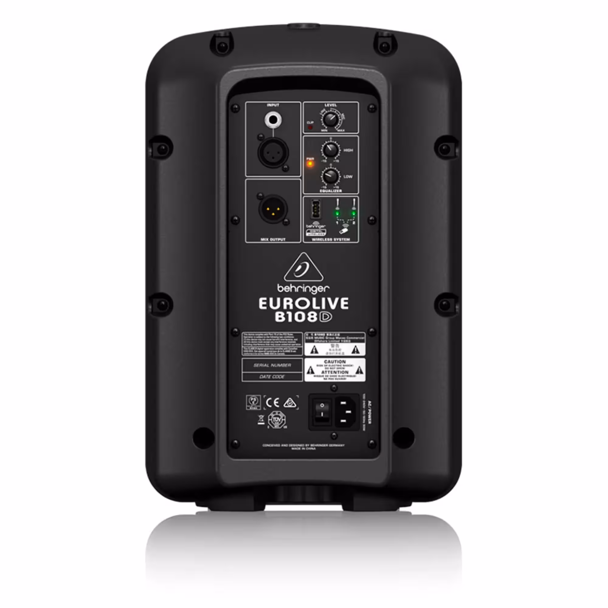 Активная акустика Behringer EUROLIVE B108D (4 / 4)