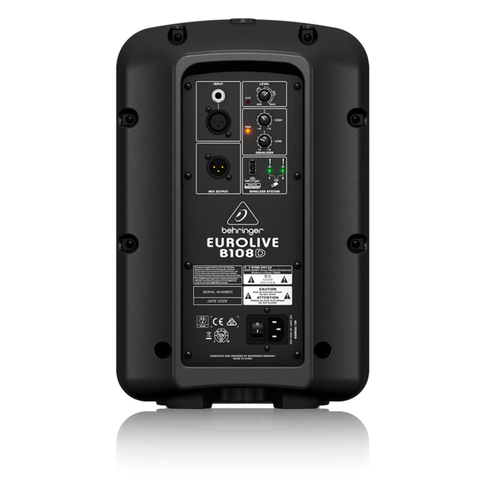 Активная акустика Behringer EUROLIVE B108D (4 / 4)