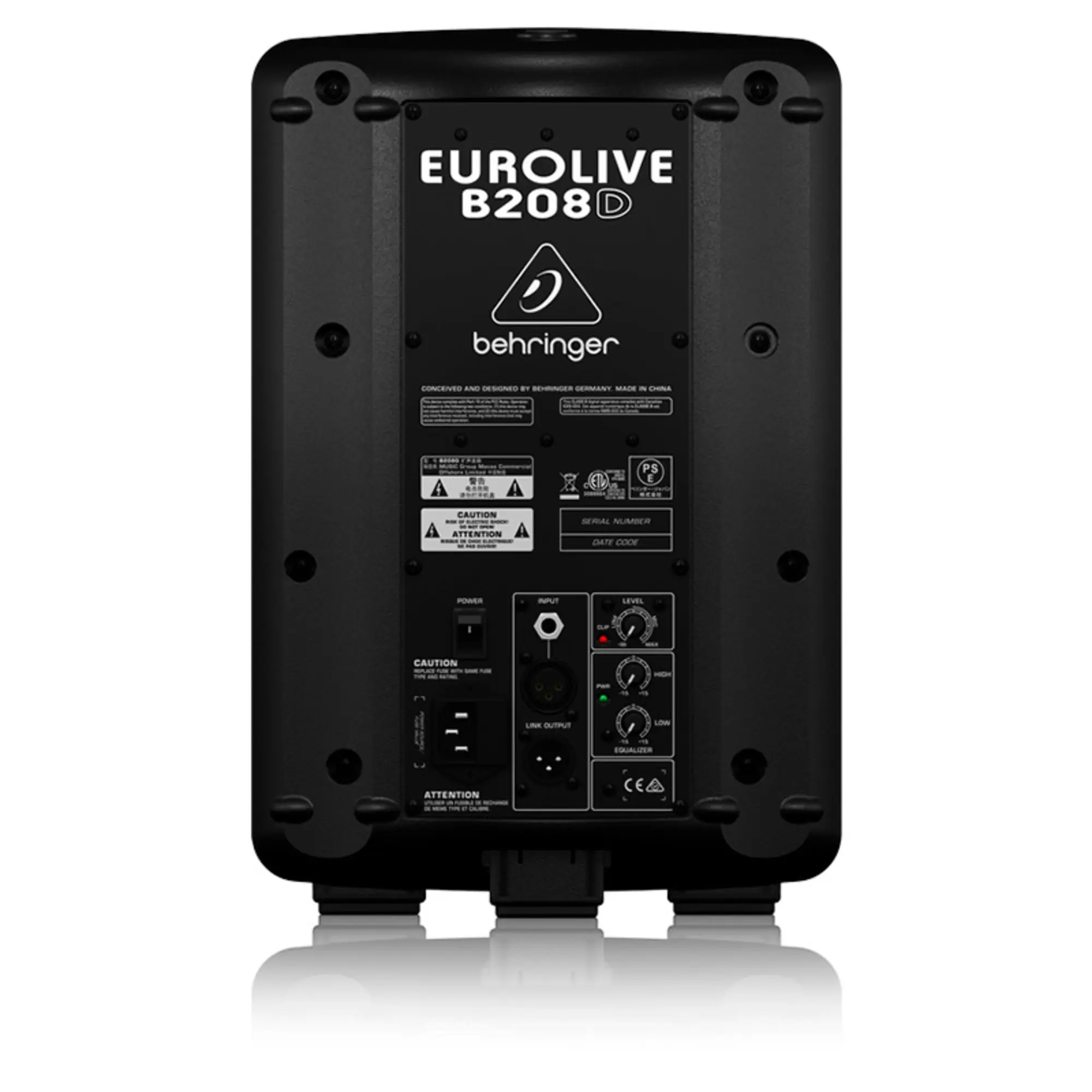 Активная акустика Behringer EUROLIVE B208D (4 / 4)