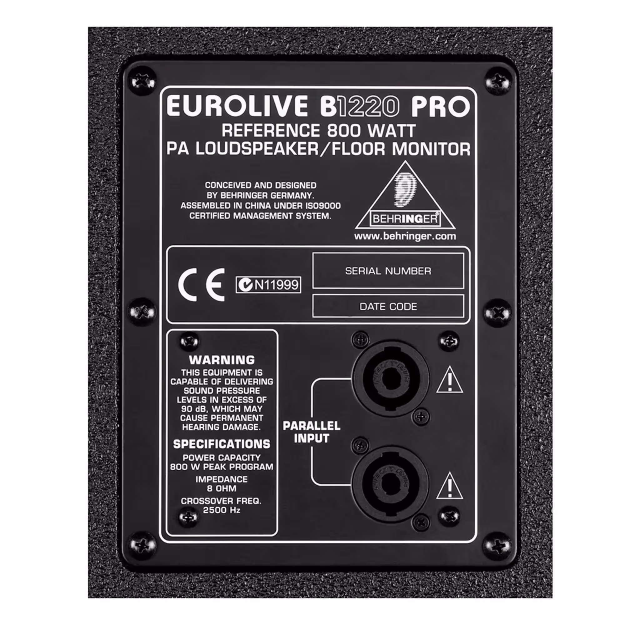 Акустическая система Behringer B1220 PRO (5 / 5)