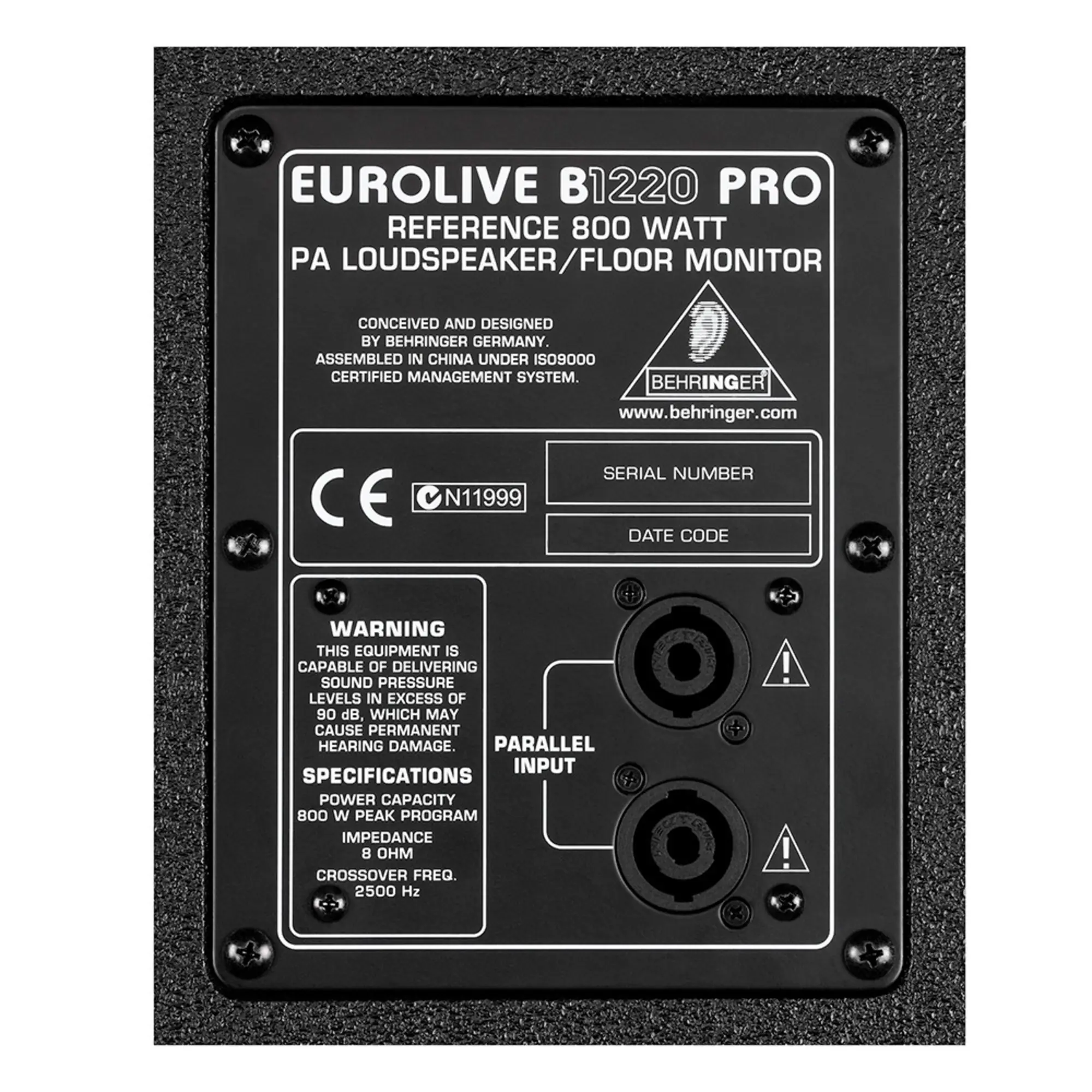 Акустическая система Behringer B1220 PRO (5 / 5)
