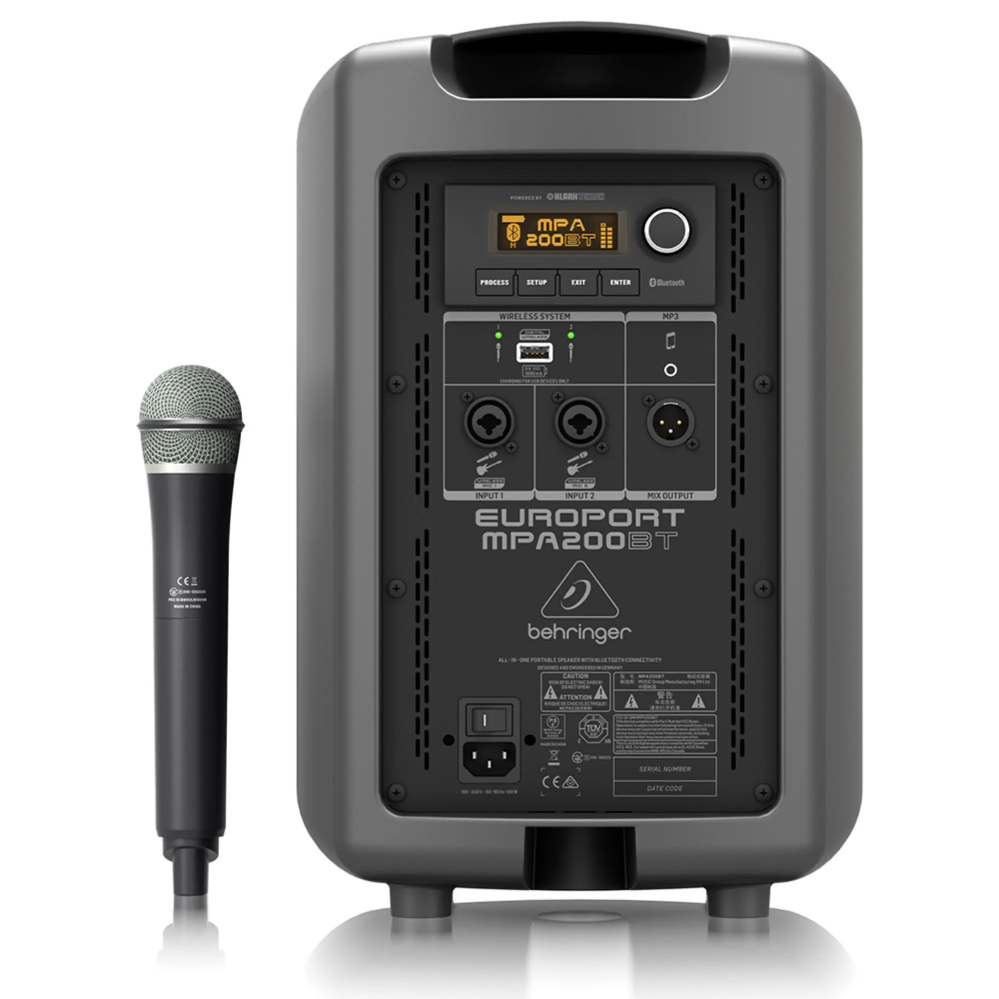 Мобильный комплект Behringer MPA200BT (4 / 5)
