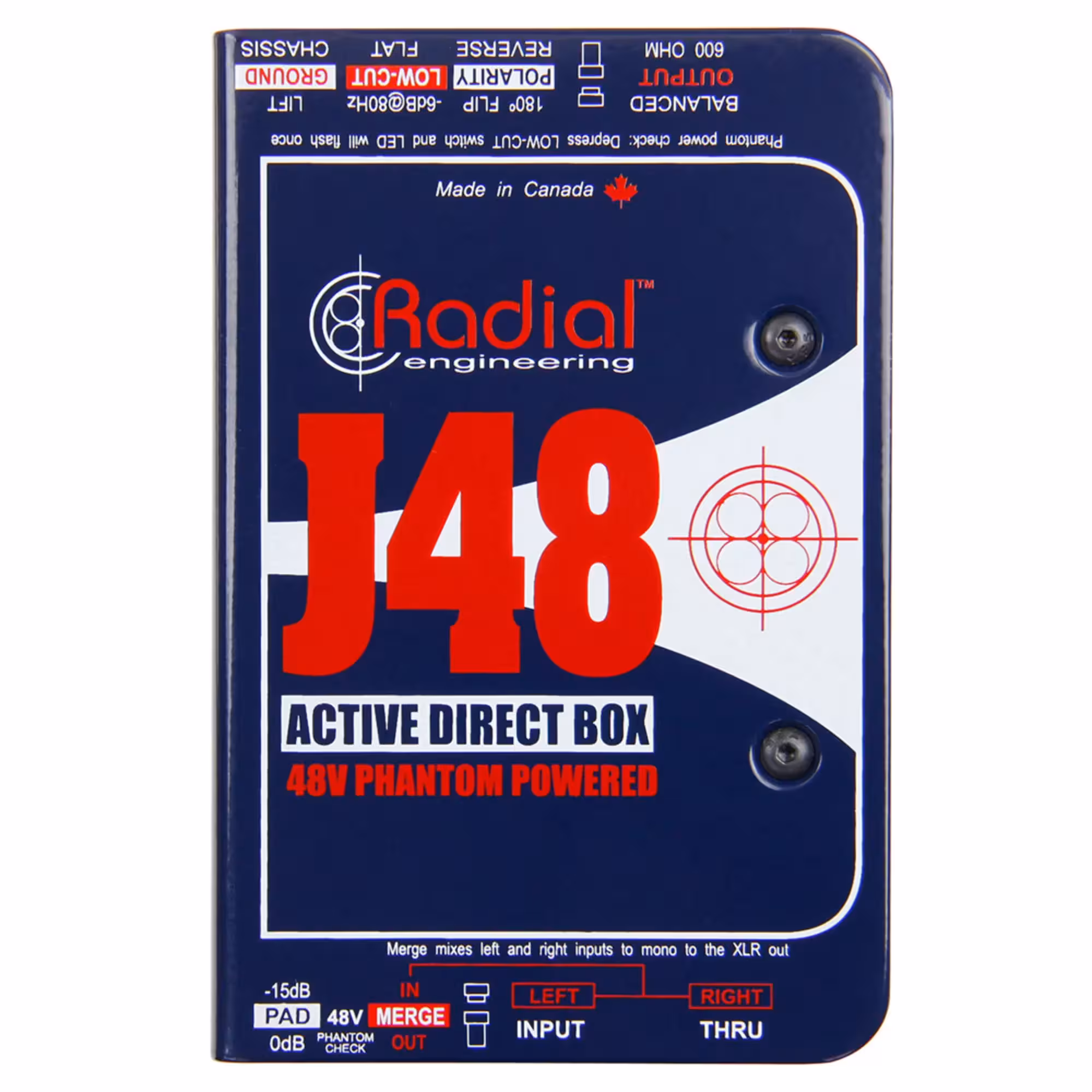 Активный директ-бокс Radial J48 (2 / 4)