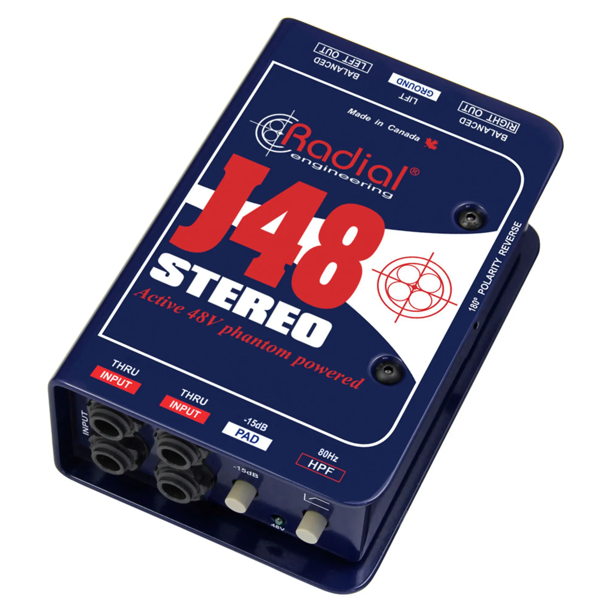 Активный директ-бокс Radial J48 Stereo (1 / 4)