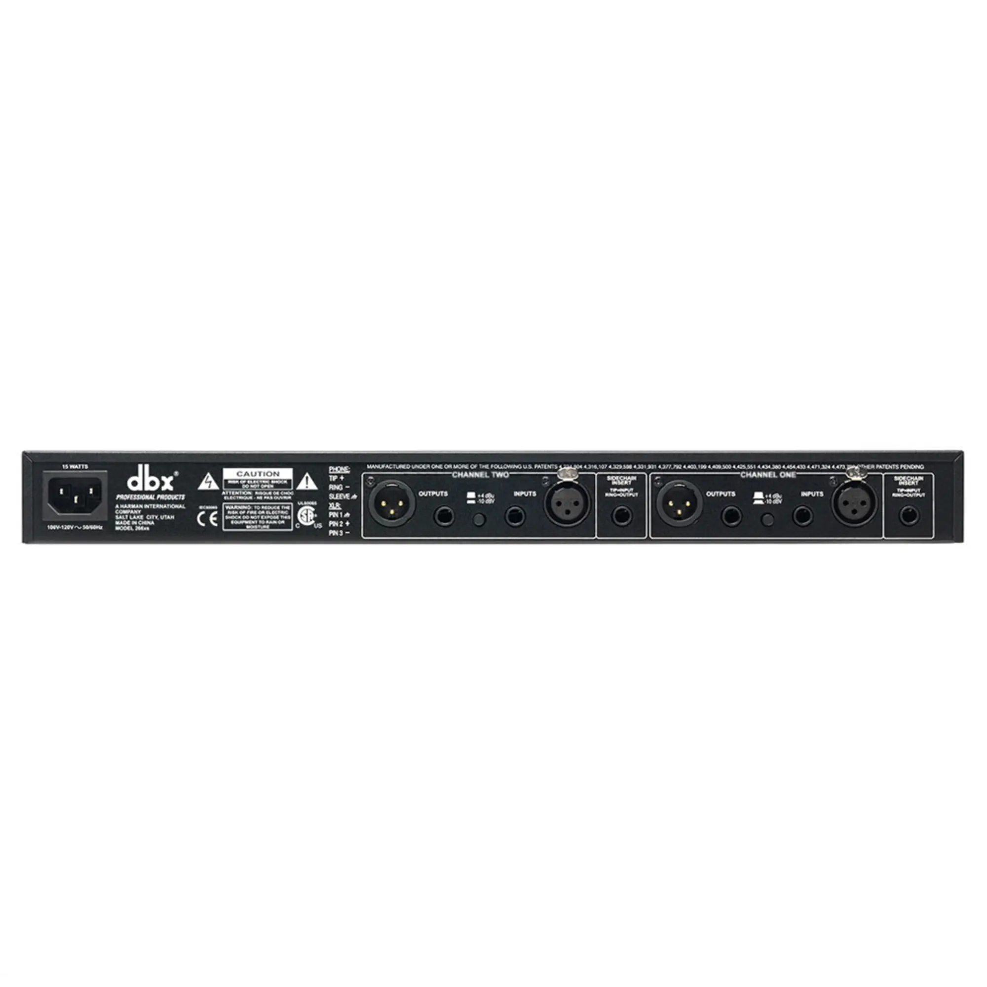 Компрессор, экспандер, гейт DBX 266XS (4 / 7)