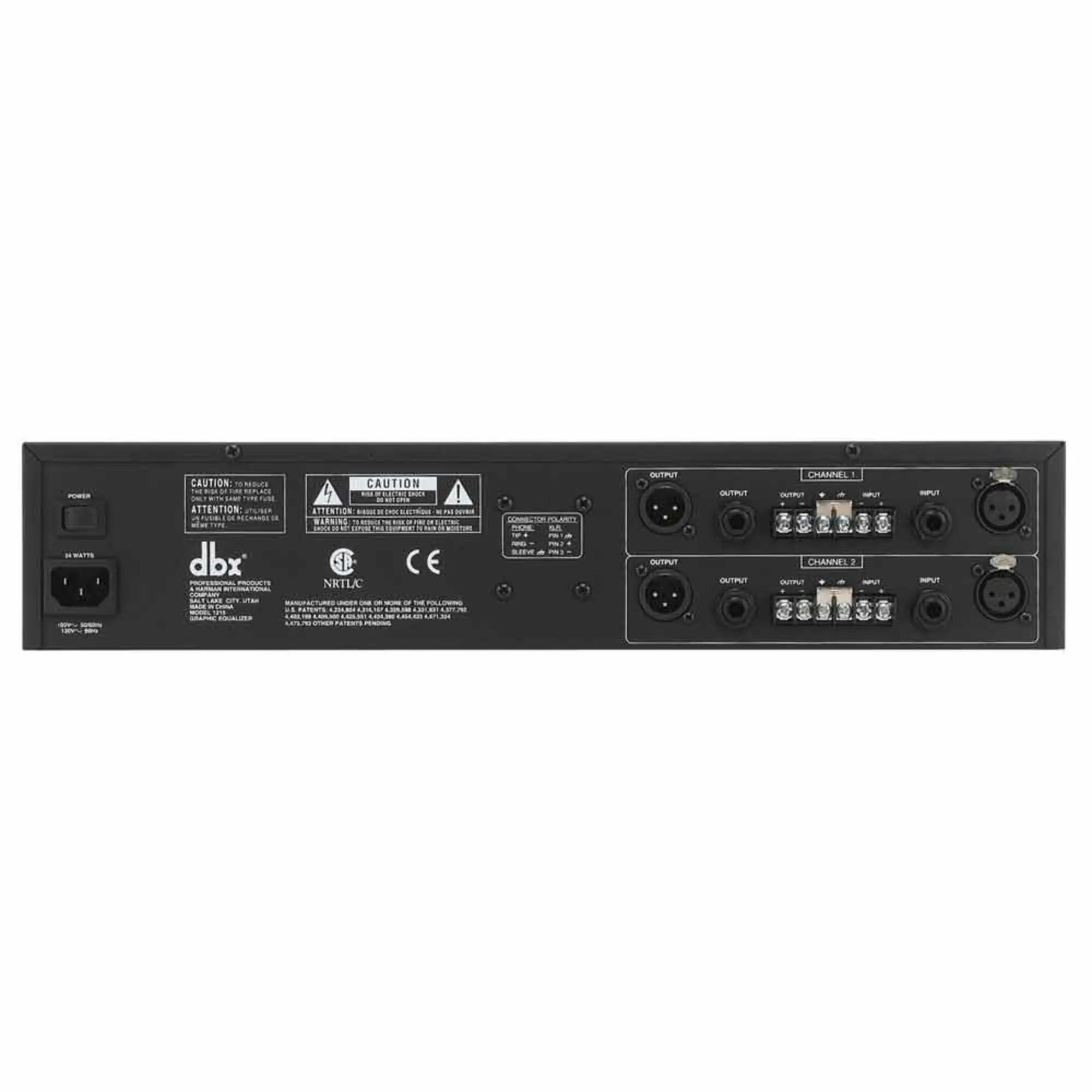 Графический эквалайзер DBX 1215 (3 / 3)
