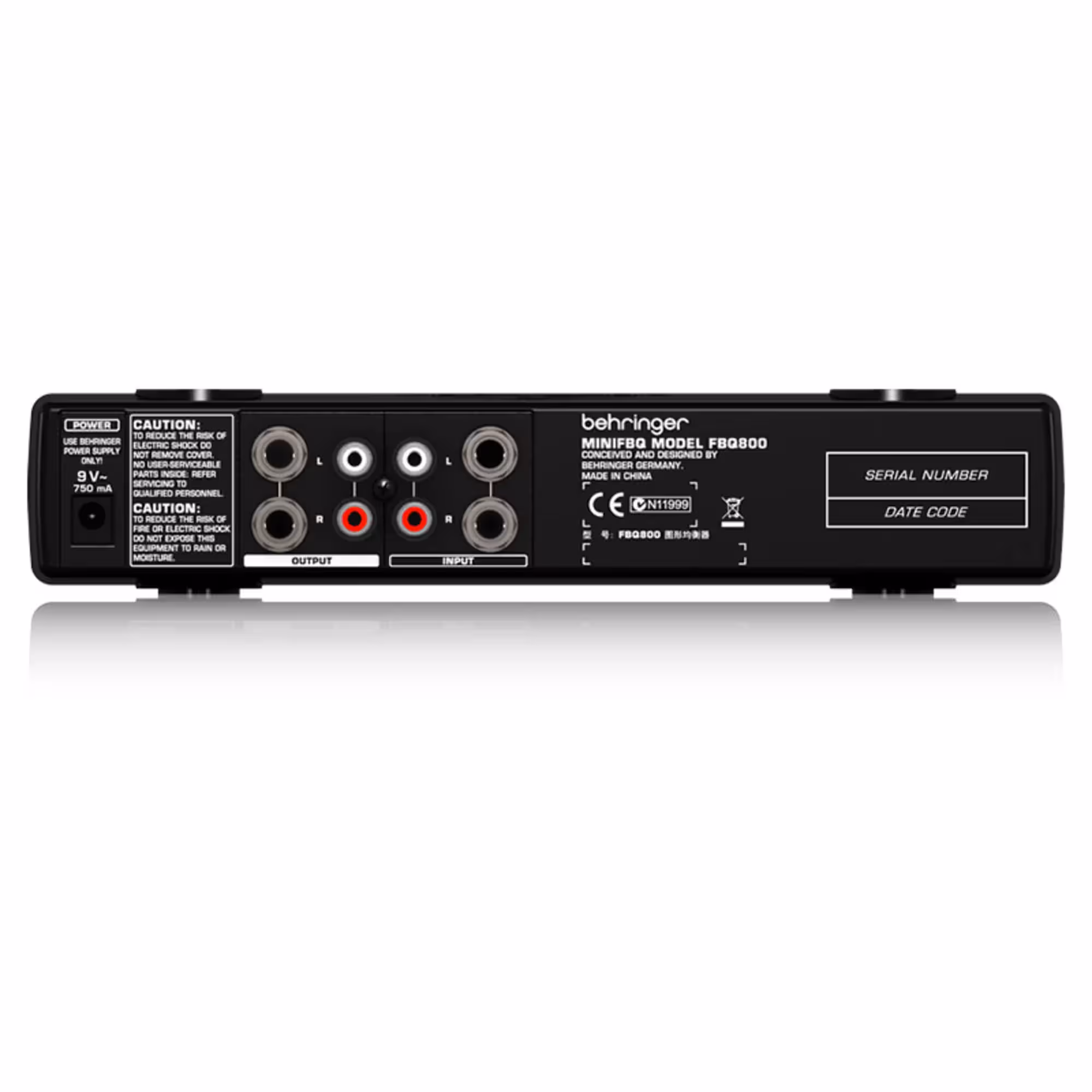 Эквалайзер Behringer FBQ800 (5 / 5)