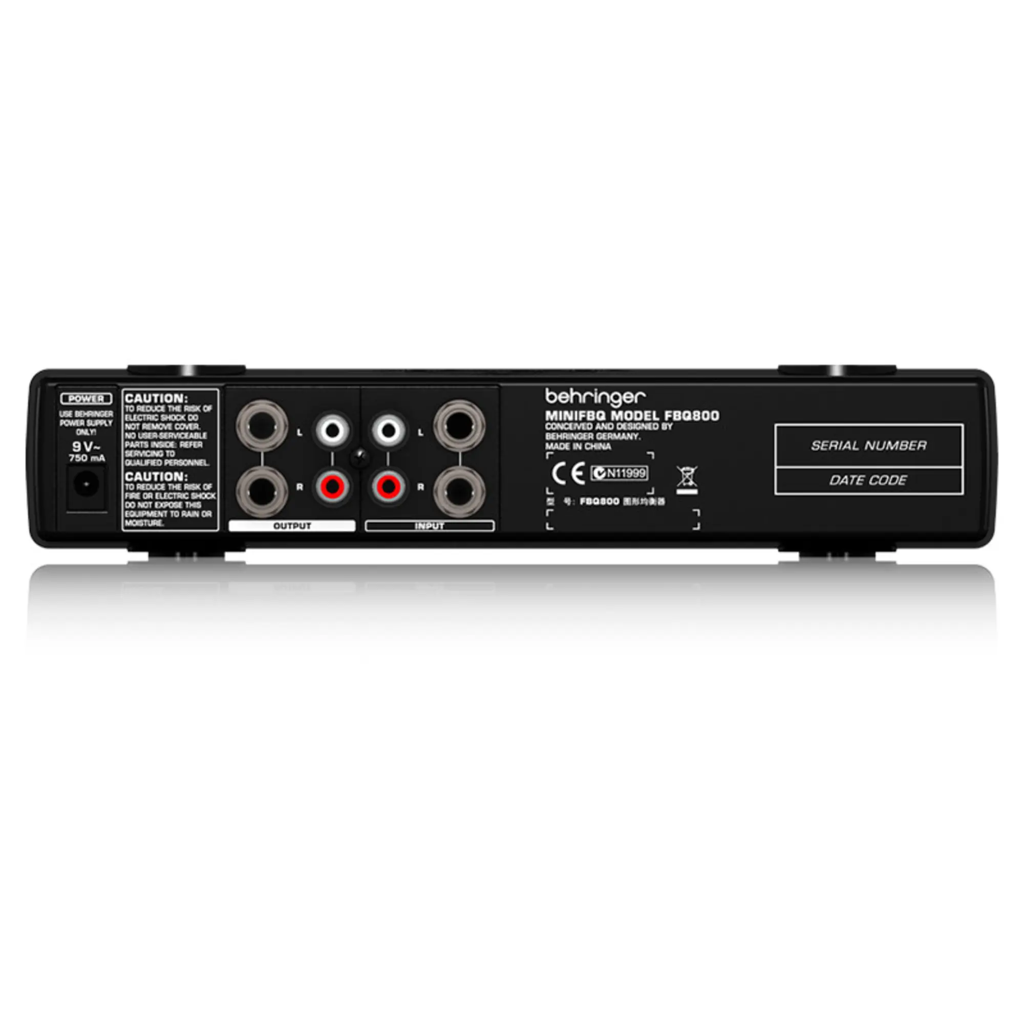Эквалайзер Behringer FBQ800 (5 / 5)