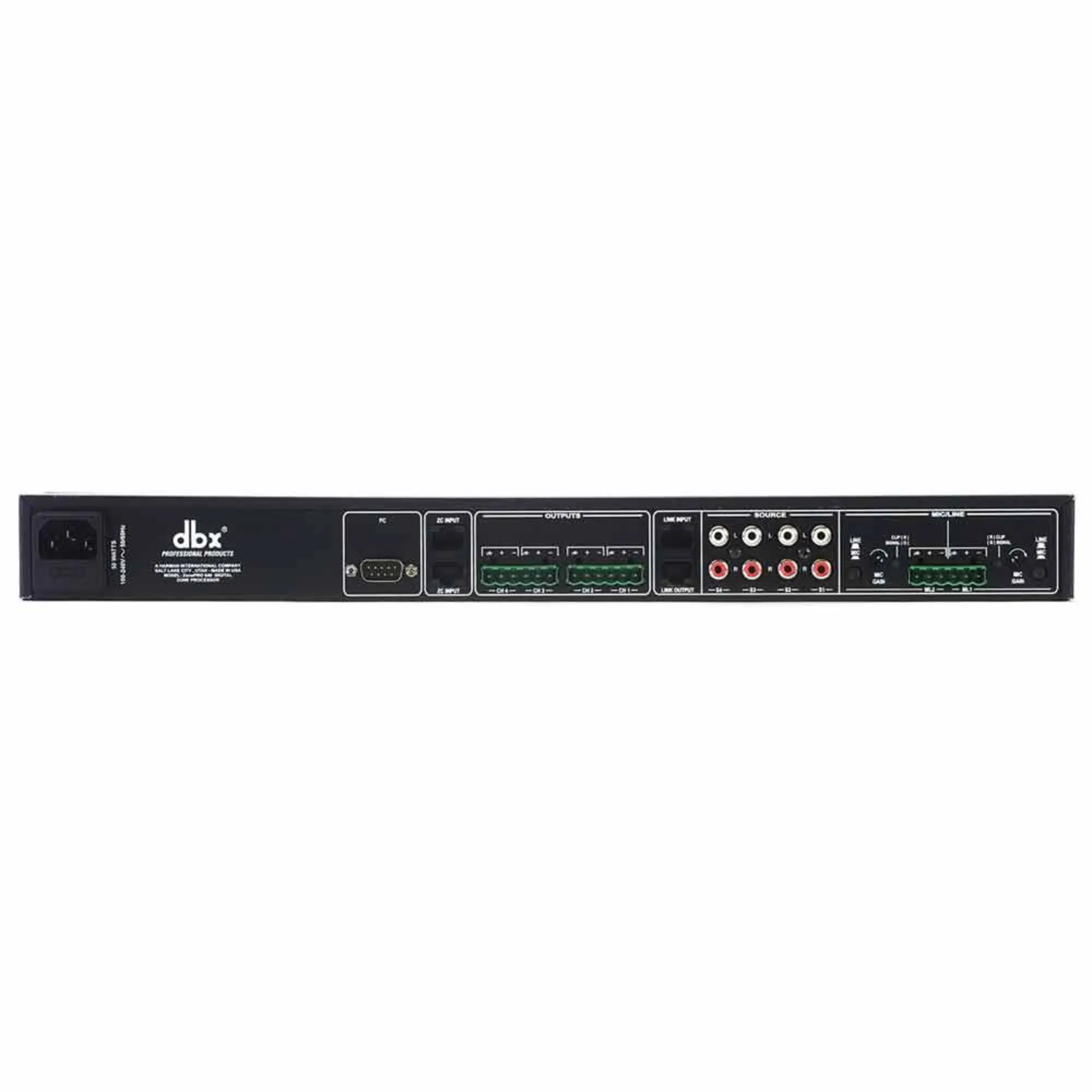 Звуковой процессор DBX ZonePro 640 (2 / 2)