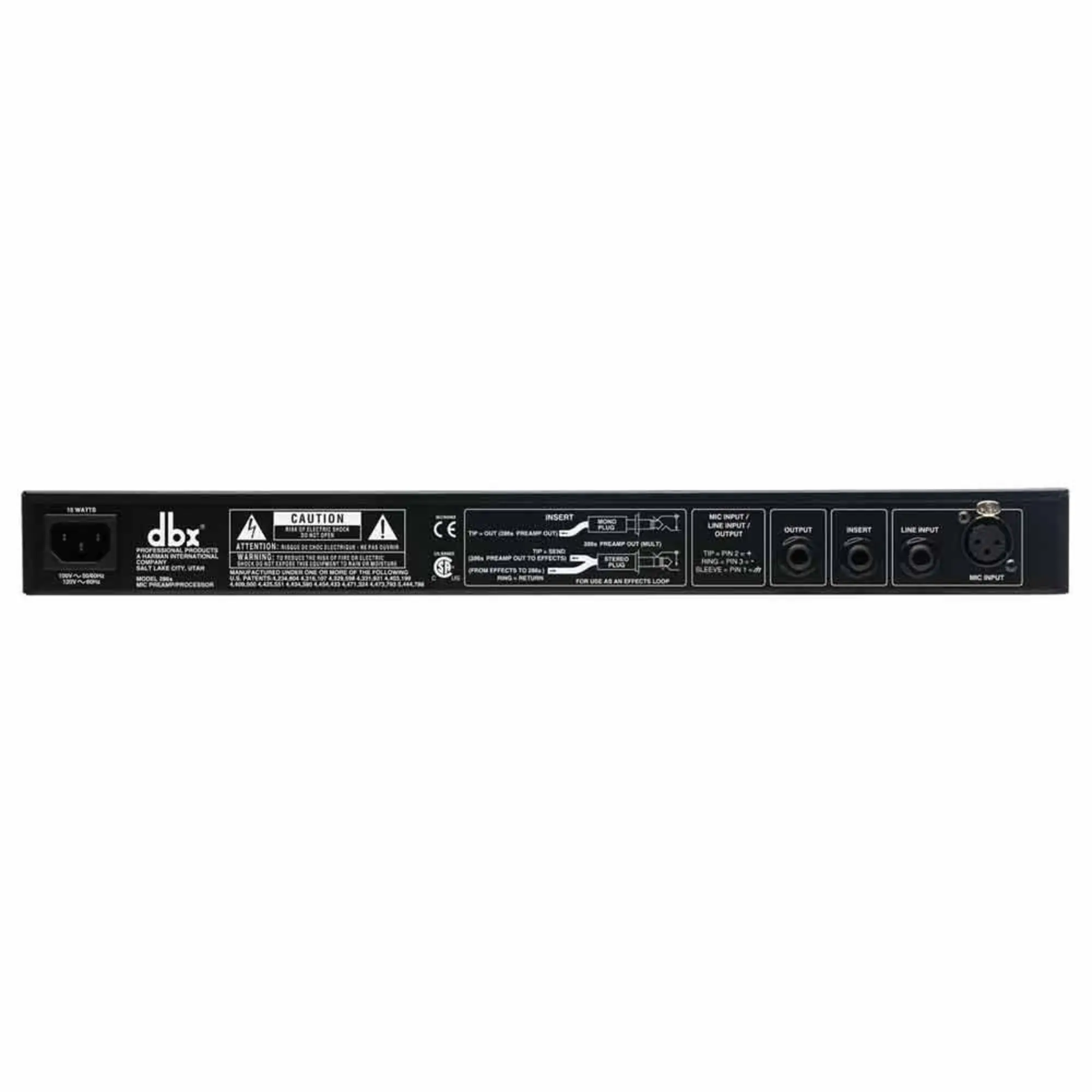 Микрофонный предусилитель DBX 286s (3 / 3)