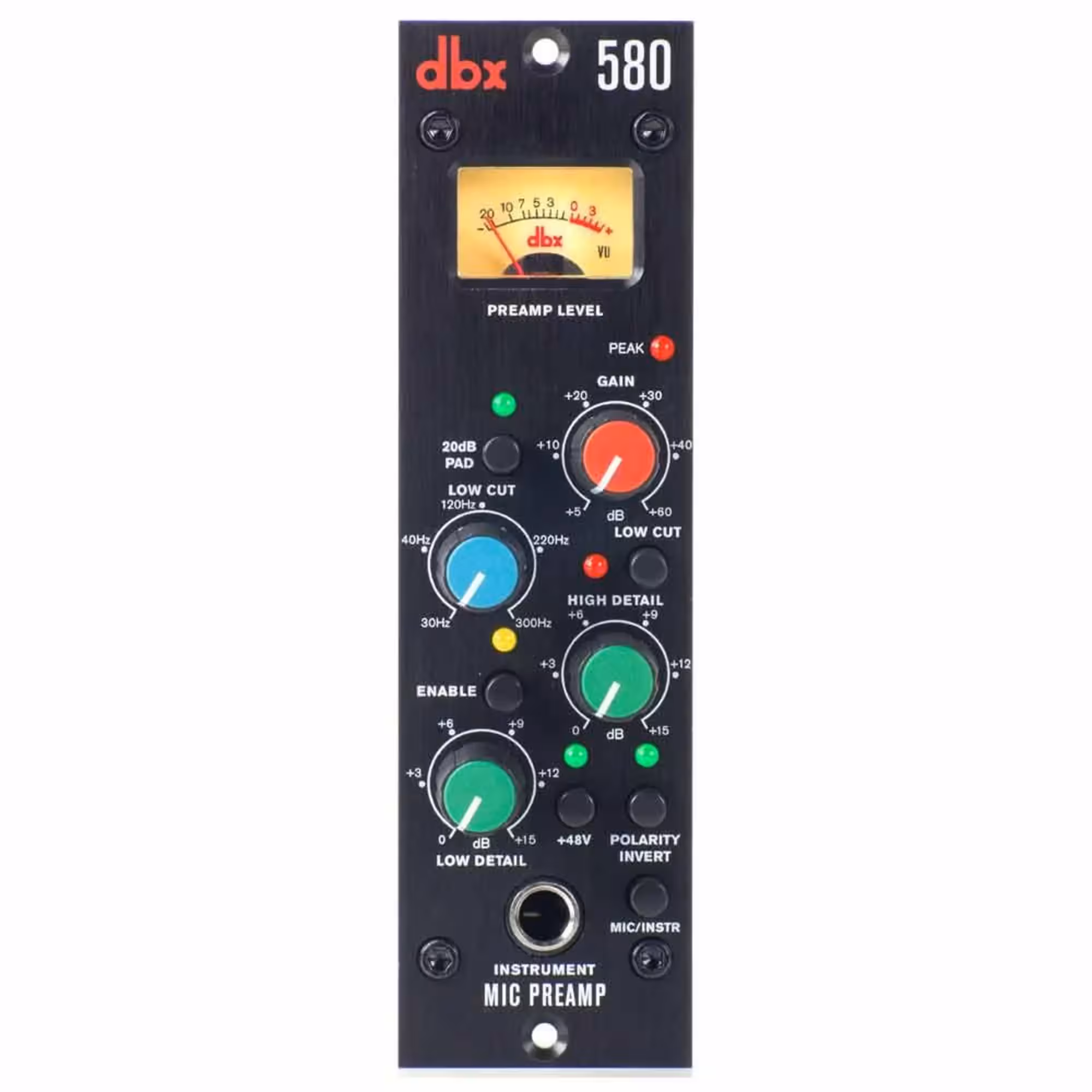 Микрофонный предусилитель DBX 580 (1 / 2)