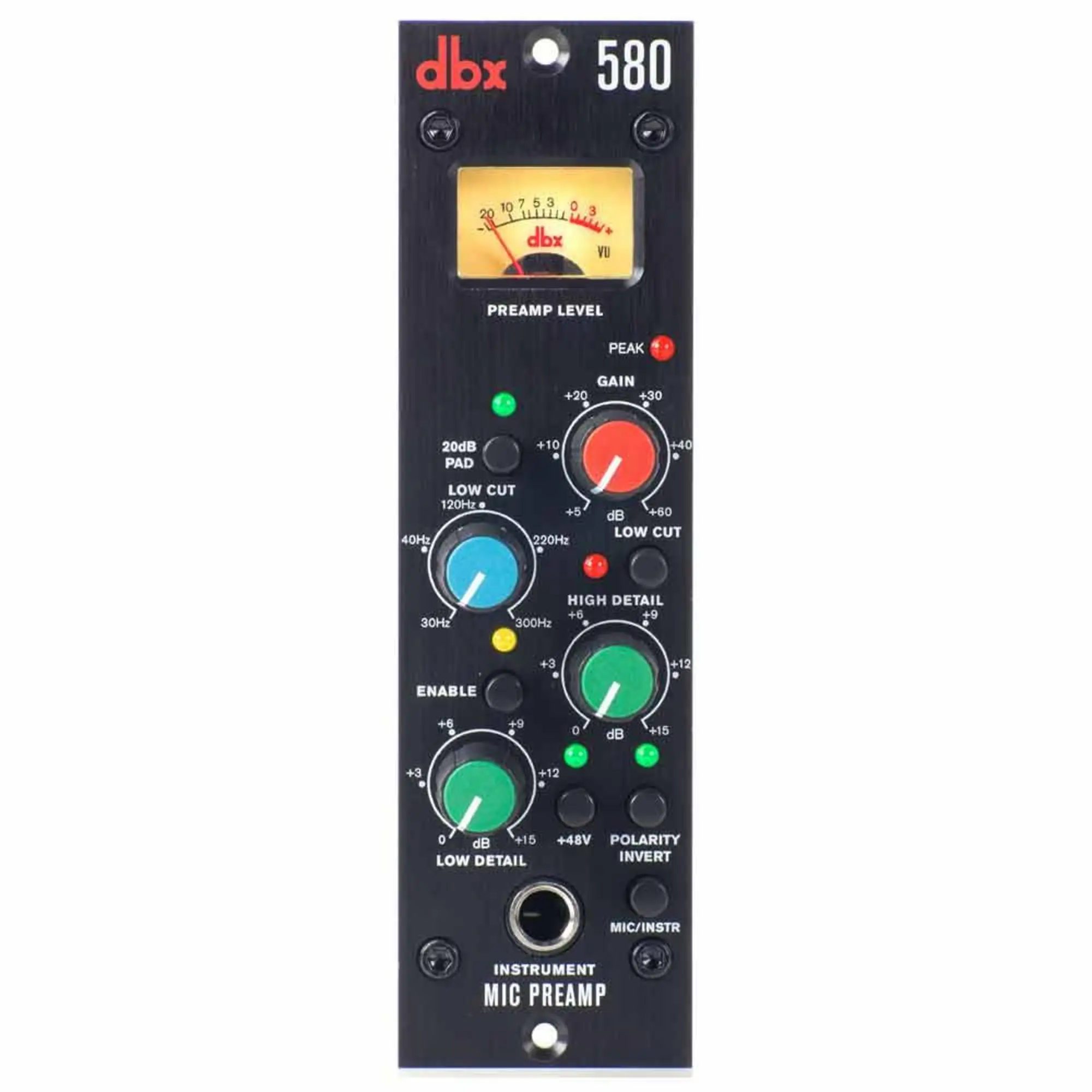 Микрофонный предусилитель DBX 580 (1 / 2)