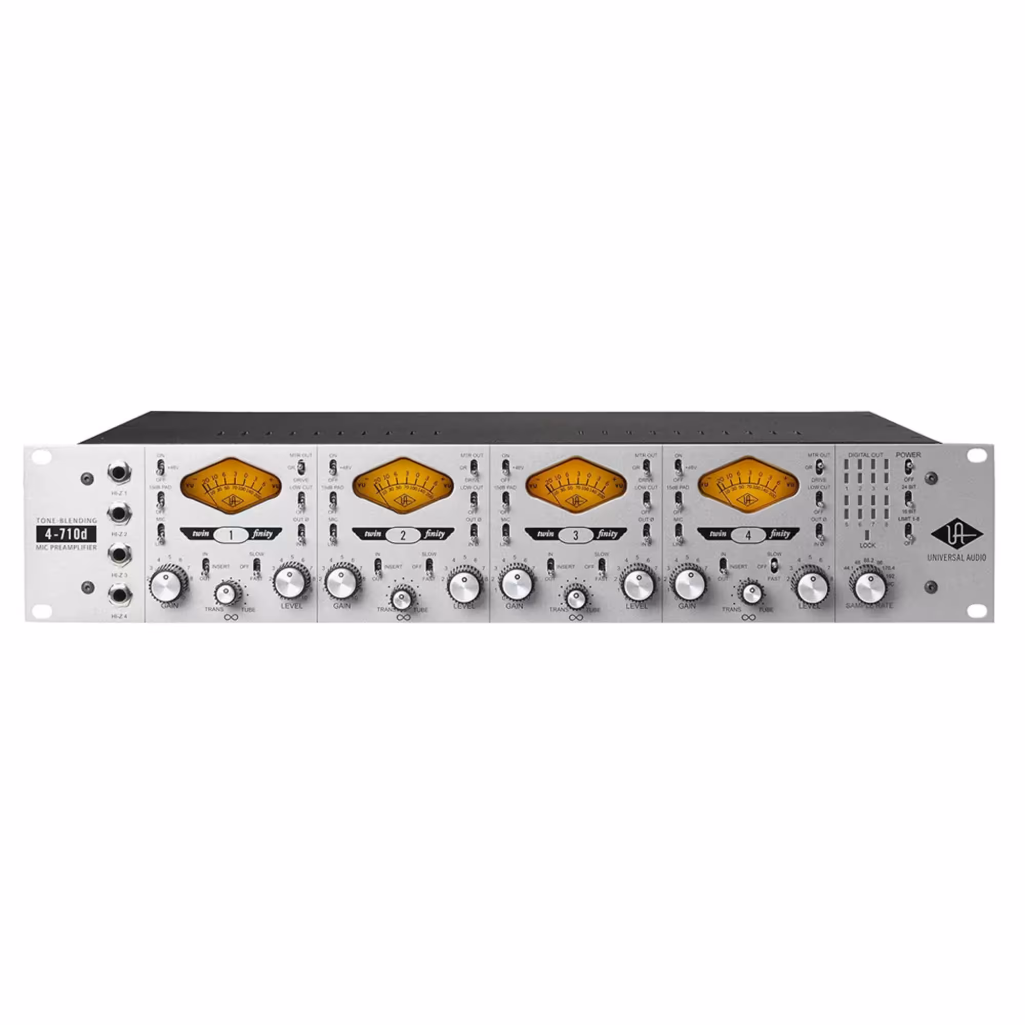 Микрофонный предусилитель Universal Audio 4-710D Twin-Finity (1 / 2)