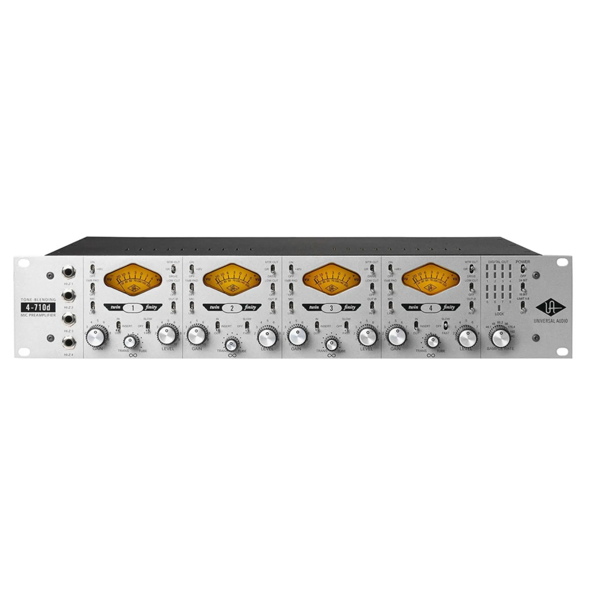 Микрофонный предусилитель Universal Audio 4-710D Twin-Finity (1 / 2)
