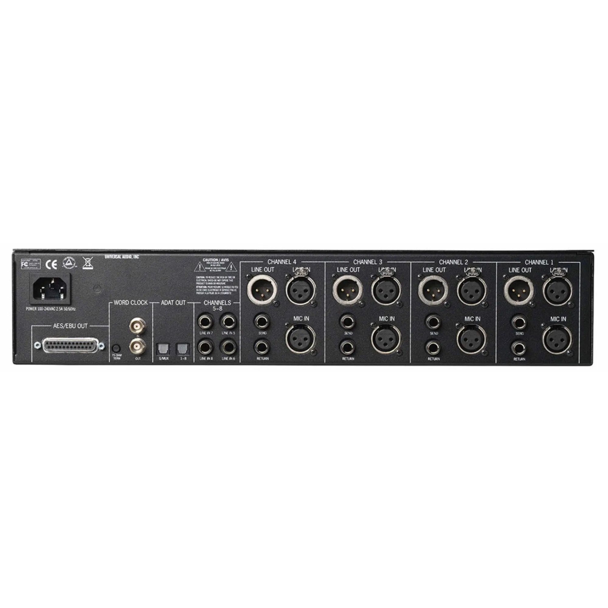 Микрофонный предусилитель Universal Audio 4-710D Twin-Finity (2 / 2)