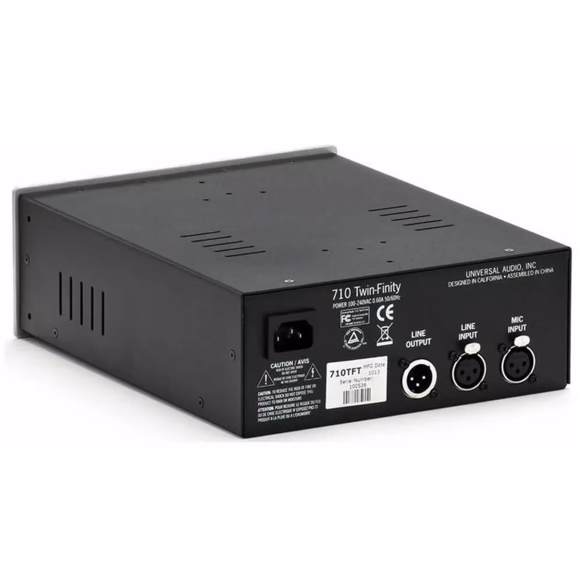 Микрофонный предусилитель Universal Audio 710 Twin-Finity (3 / 4)