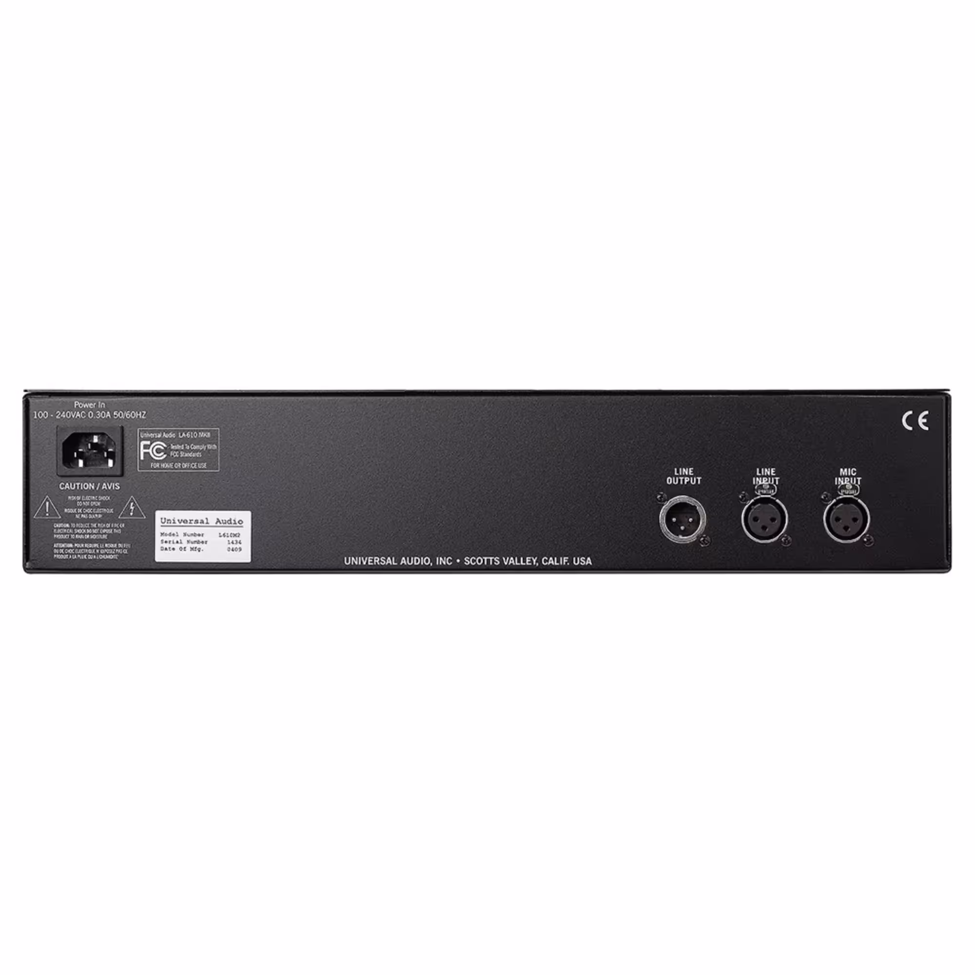 Микрофонный предусилитель Universal Audio LA-610 Mk2 (2 / 3)