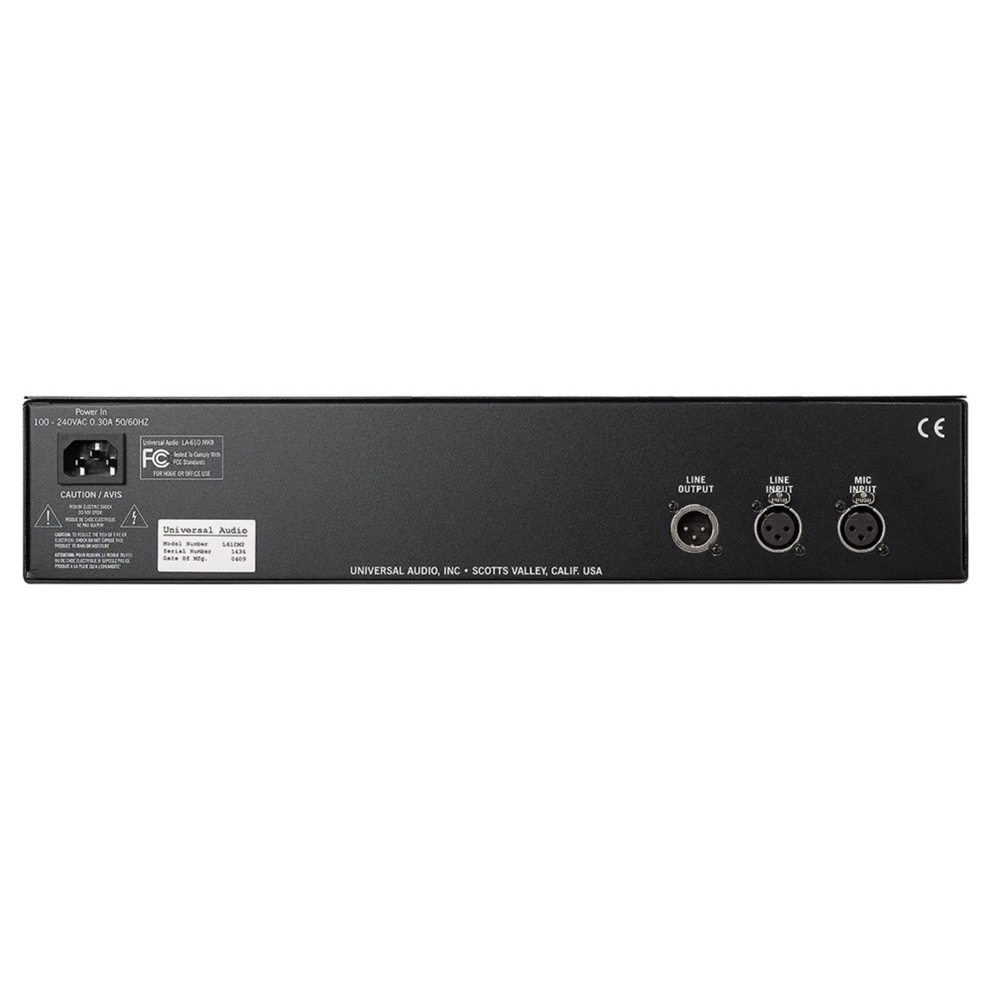 Микрофонный предусилитель Universal Audio LA-610 Mk2 (2 / 3)
