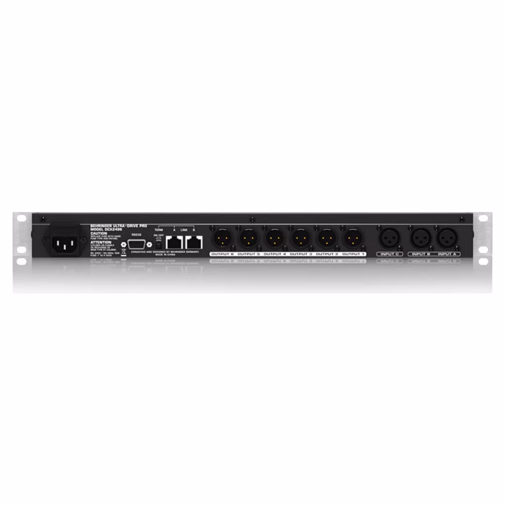 Аудиопроцессор Behringer DCX2496 ULTRA-DRIVE PRO (4 / 4)