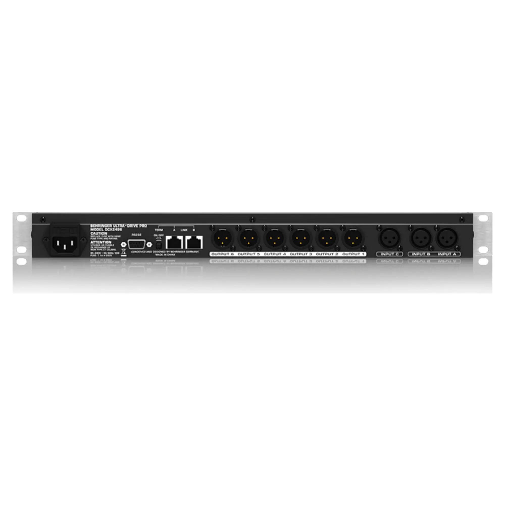 Аудиопроцессор Behringer DCX2496 ULTRA-DRIVE PRO (4 / 4)
