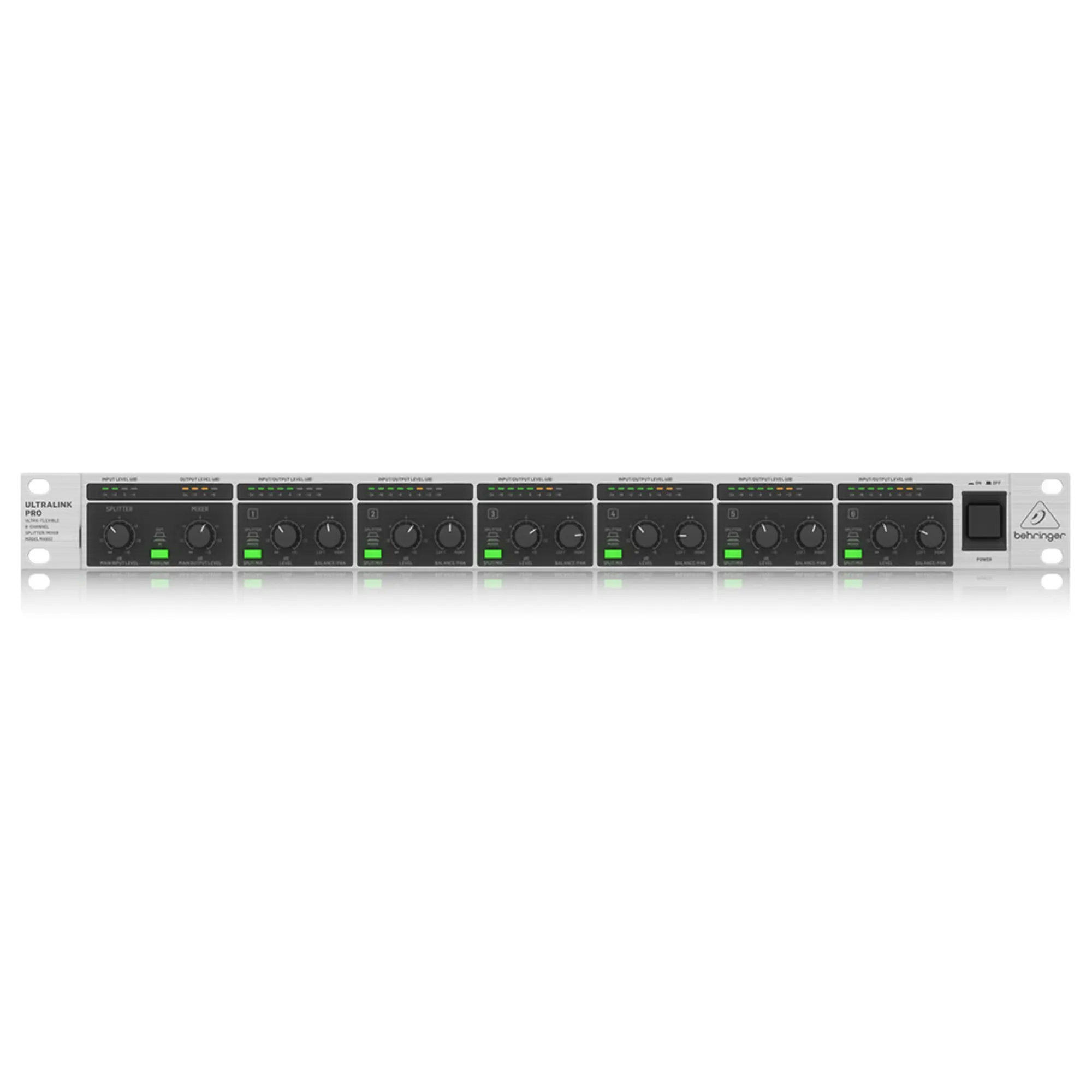 8-канальный рэковый сплиттер Behringer MX882 V2 (2 / 4)