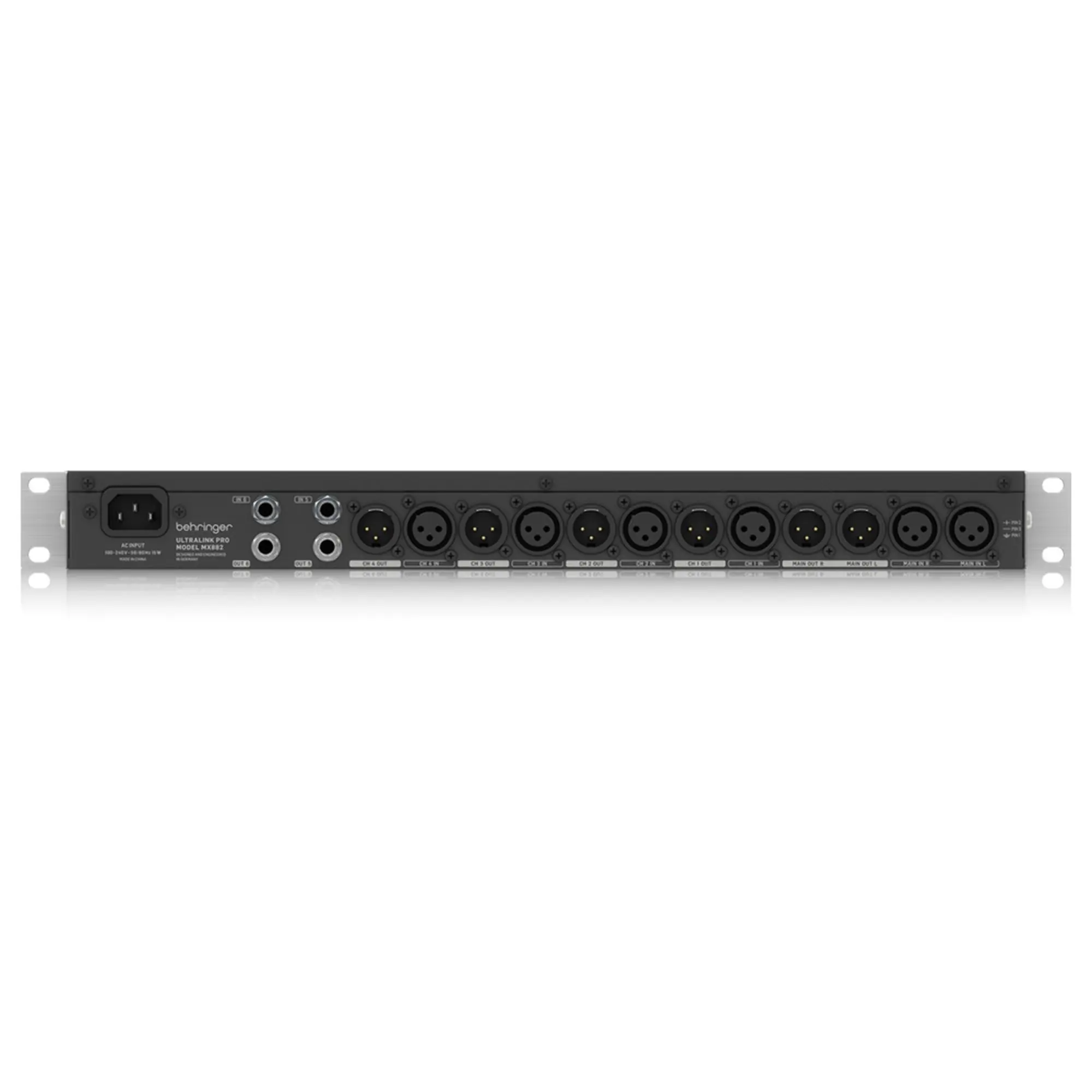 8-канальный рэковый сплиттер Behringer MX882 V2 (4 / 4)