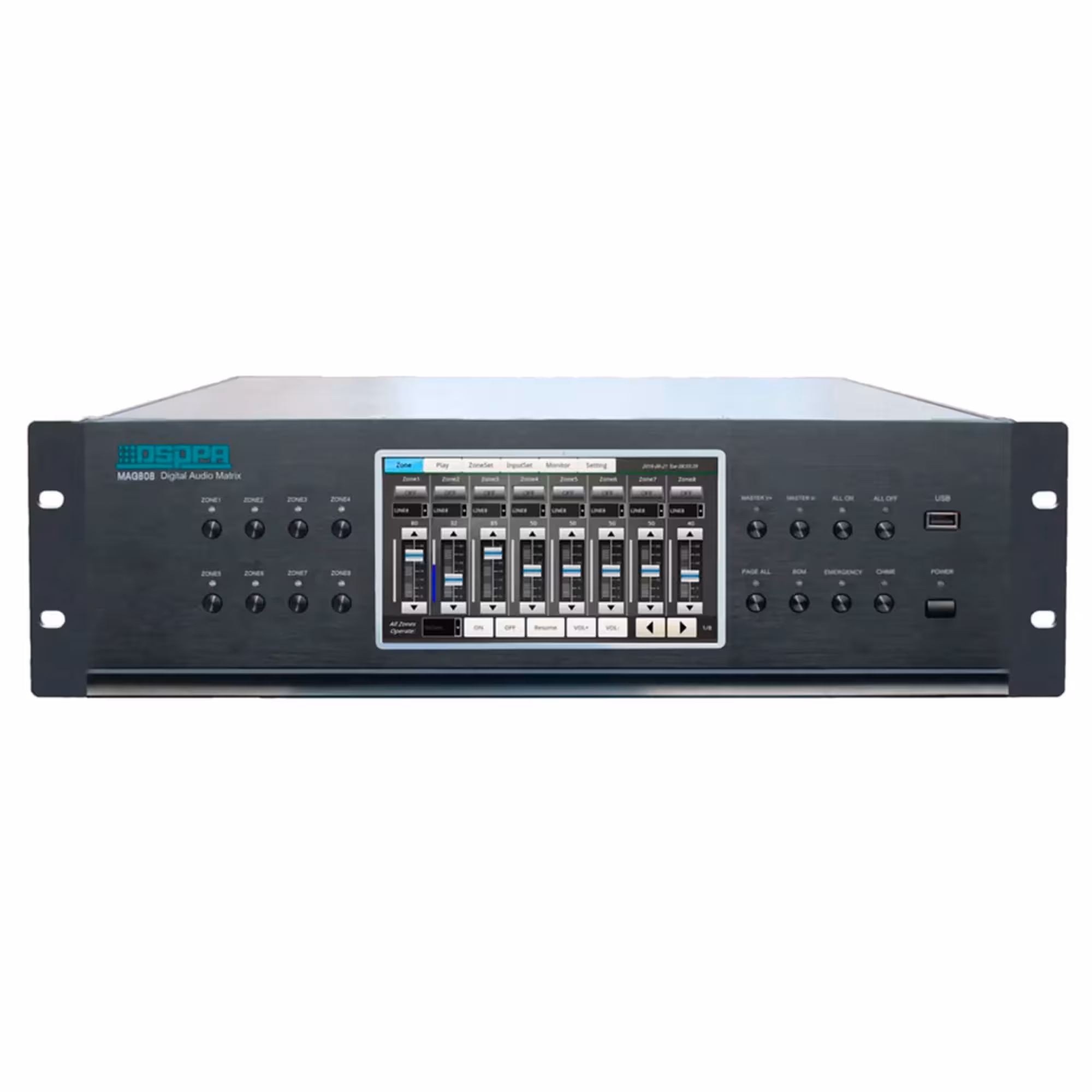 Цифровая аудиоматрица DSPPA MAG808 (3 / 4)