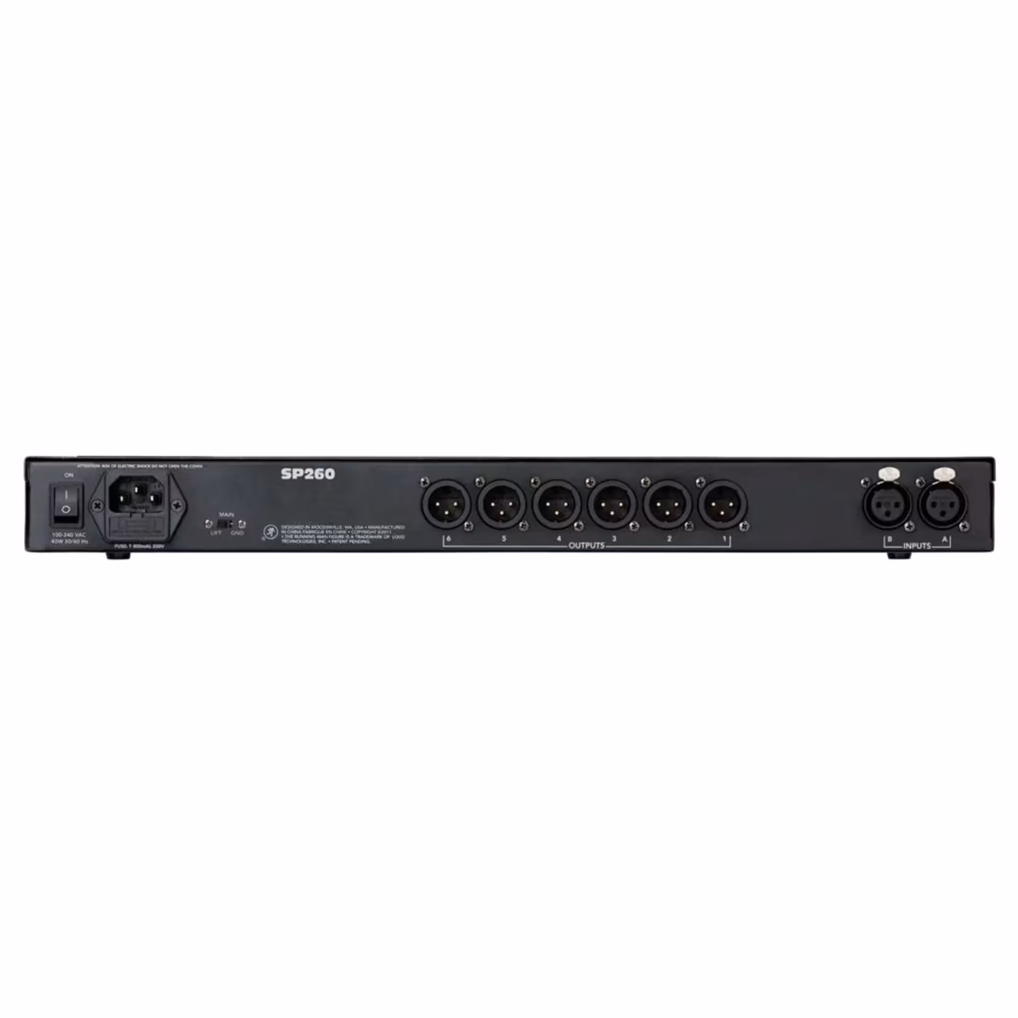 Аудиопроцессор Mackie SP260 (3 / 3)