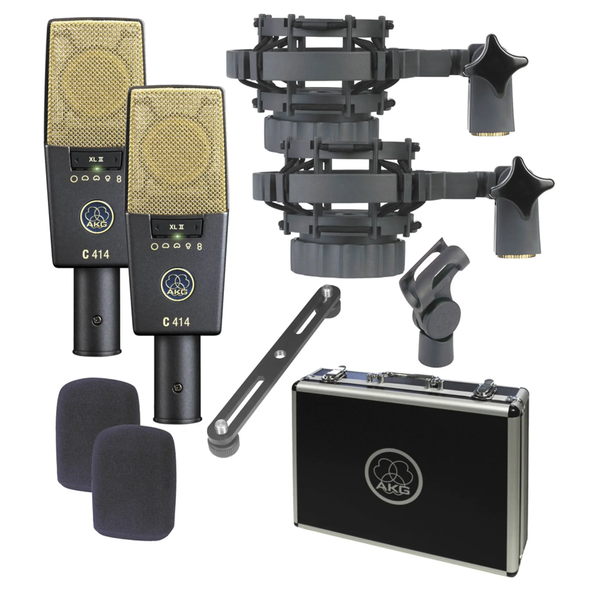 Стереопара студийных микрофонов AKG C414 XLII Matched Pair (2 / 3)