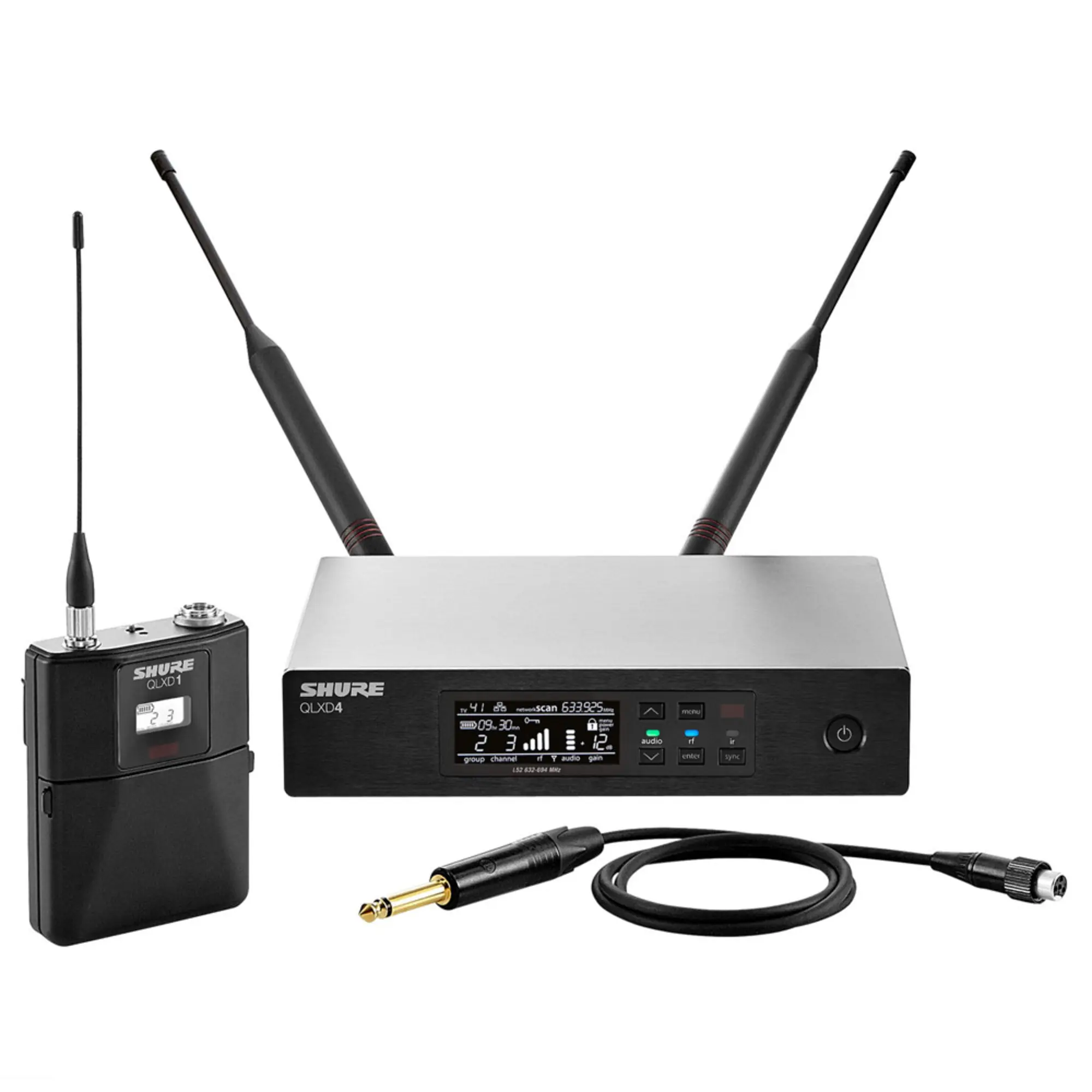 Инструментальная радиосистема Shure QLXD14E-G51 (1 / 4)