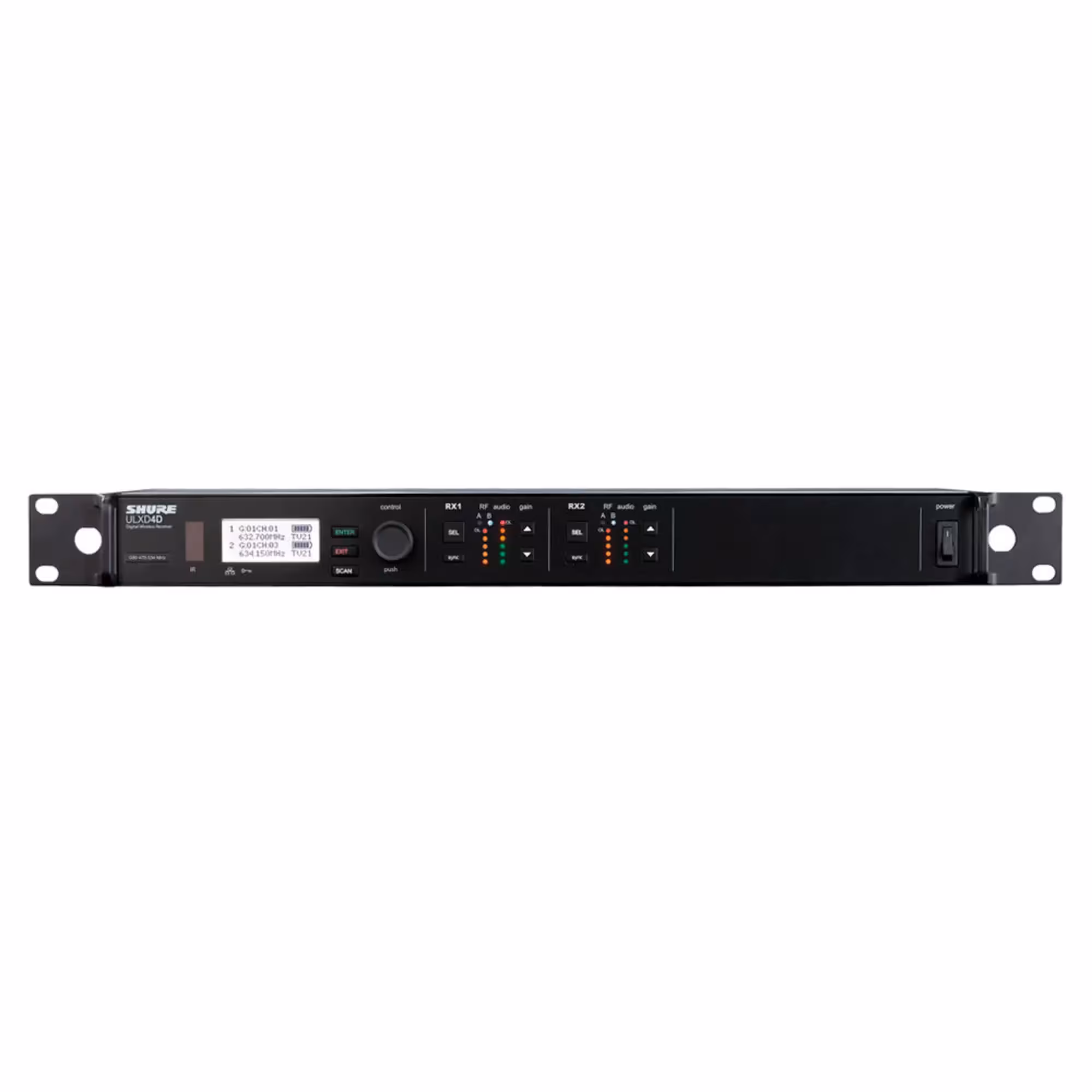 Приёмник для радиосистем Shure ULXD4QE-G51 (3 / 4)