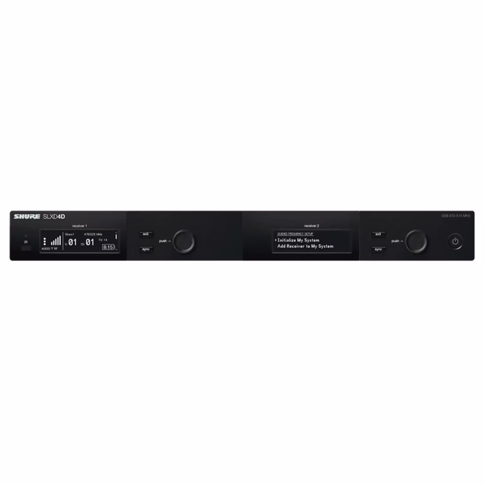 Приёмник для радиосистемы Shure SLXD4DE-G59 (1 / 2)