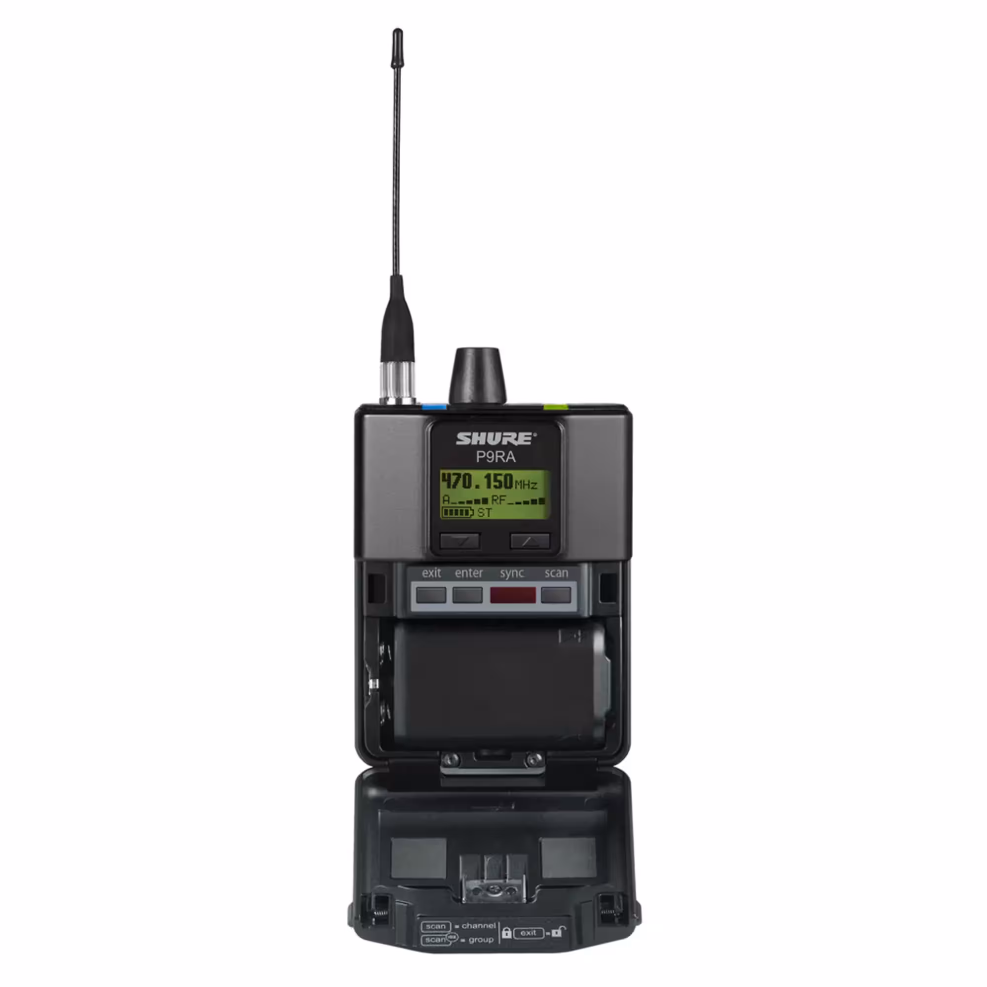 Поясной приёмник-бодипак Shure P9RA-G7E (2 / 4)