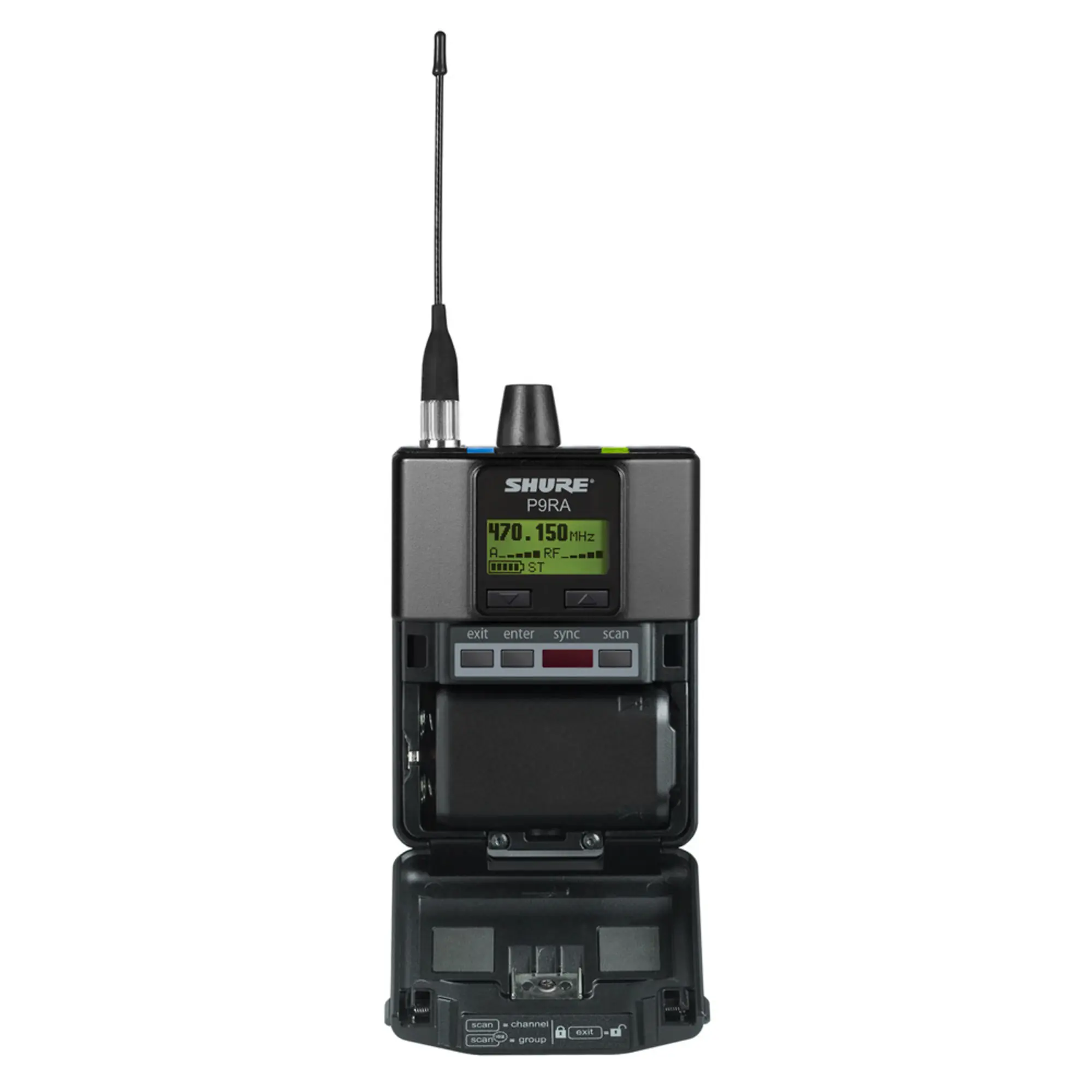 Поясной приёмник-бодипак Shure P9RA-G7E (2 / 4)