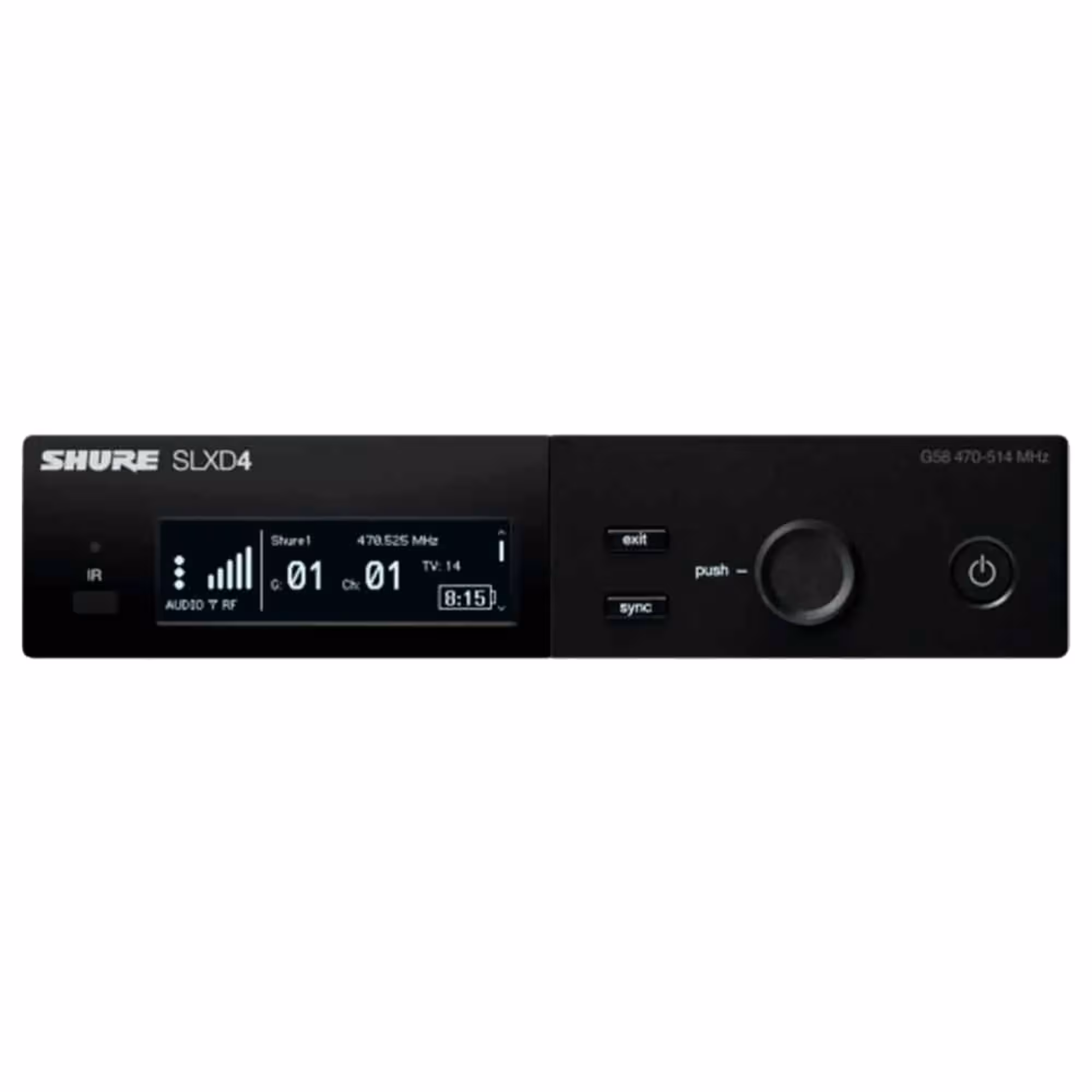 Приёмник для радиосистемы Shure SLXD4E-G59 (1 / 3)