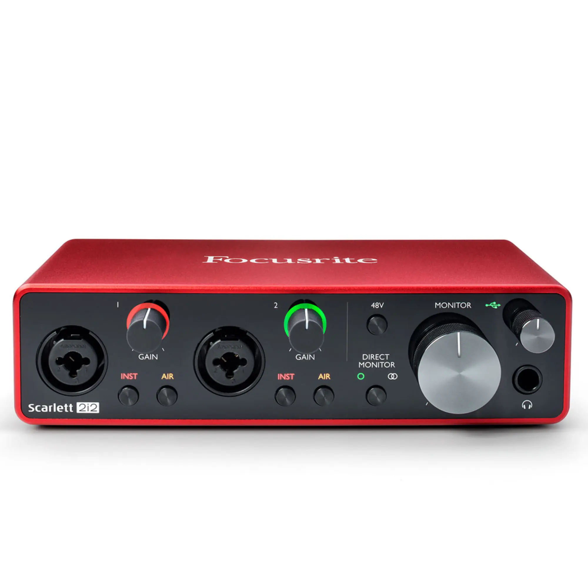 Внешняя студийная звуковая карта Focusrite scarlett 2i2 3Gen (2 / 5)