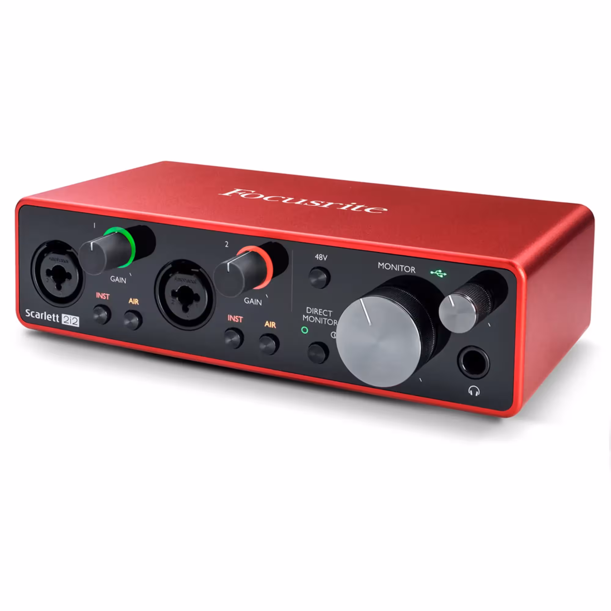 Внешняя студийная звуковая карта Focusrite scarlett 2i2 3Gen (3 / 5)