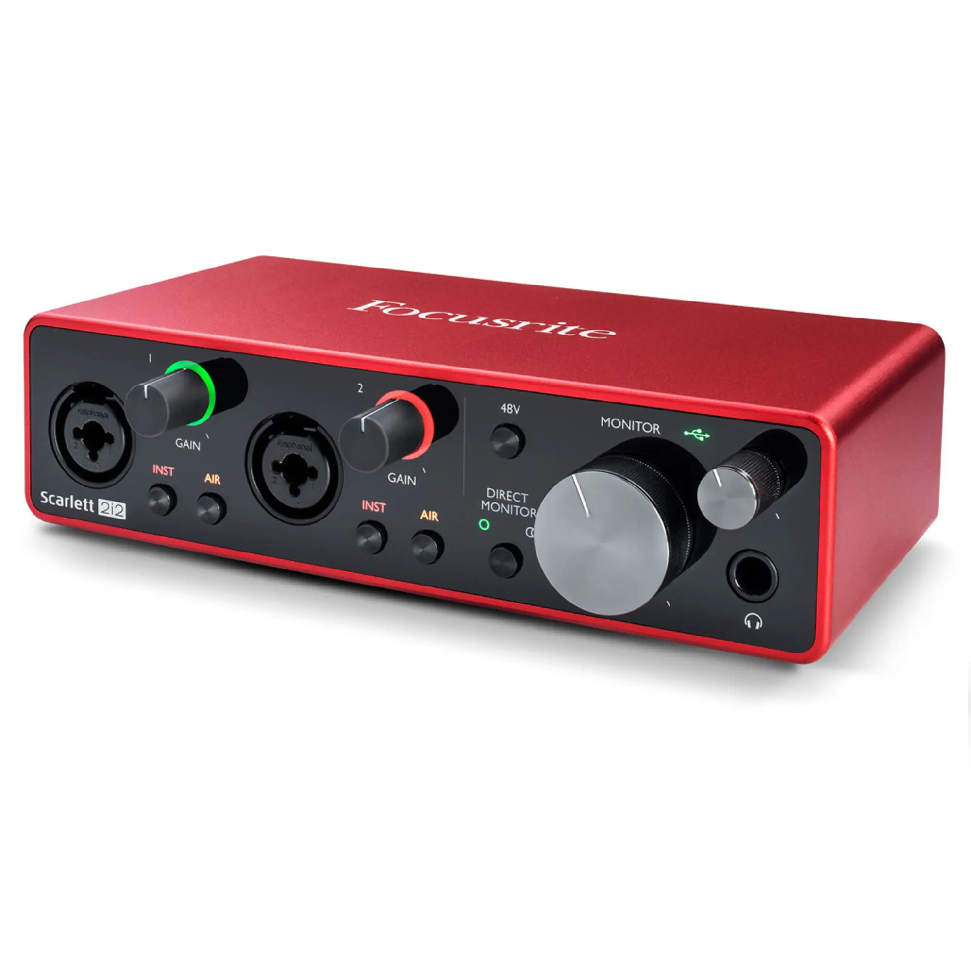 Внешняя студийная звуковая карта Focusrite scarlett 2i2 3Gen (3 / 5)