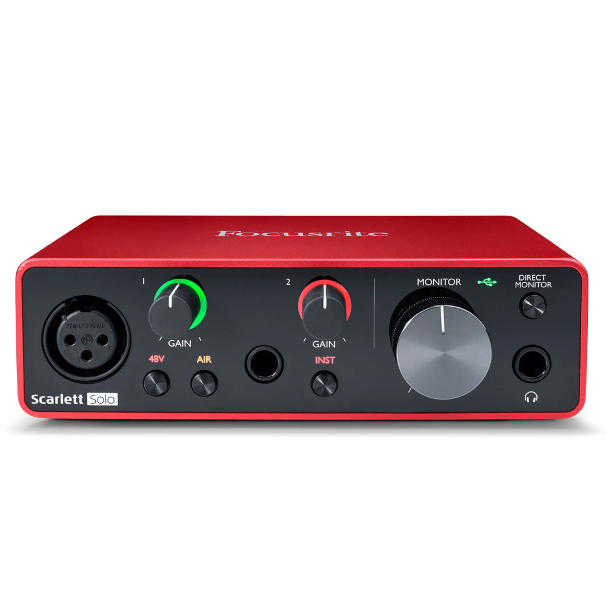 Внешняя студийная звуковая карта Focusrite Scarlett Solo 3Gen (3 / 5)