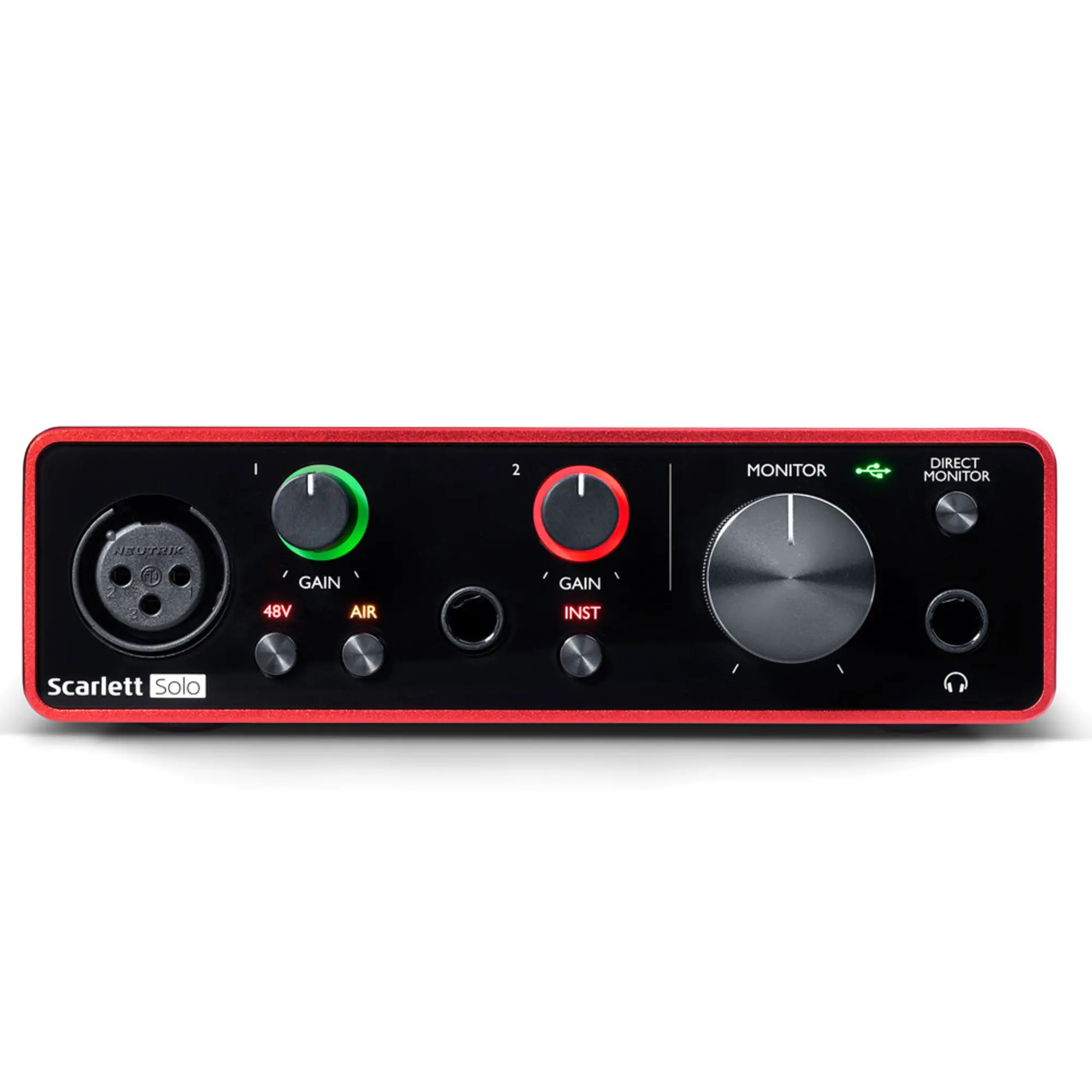 Внешняя студийная звуковая карта Focusrite Scarlett Solo 3Gen (4 / 5)