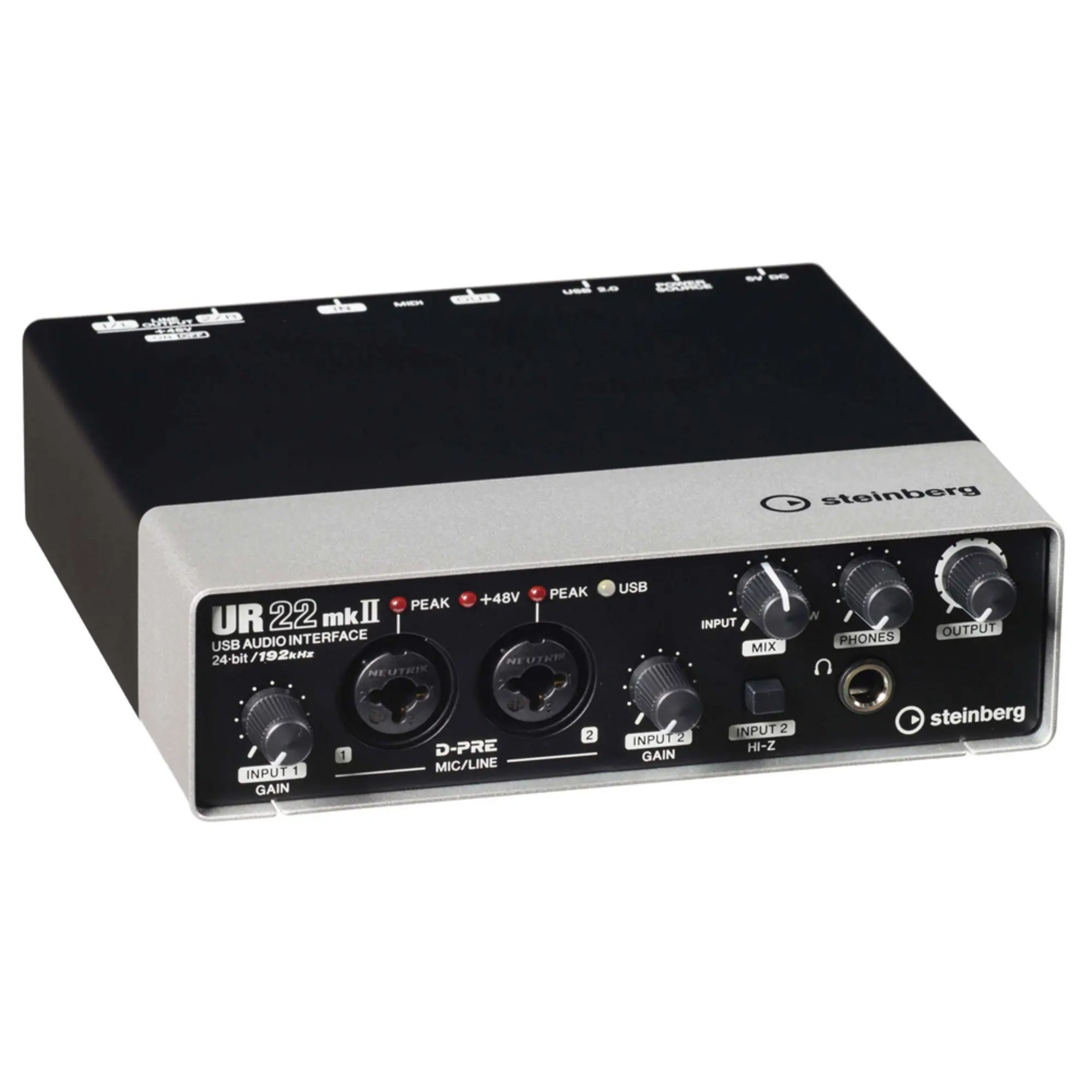 Внешняя студийная звуковая карта Steinberg UR22mkII (1 / 3)
