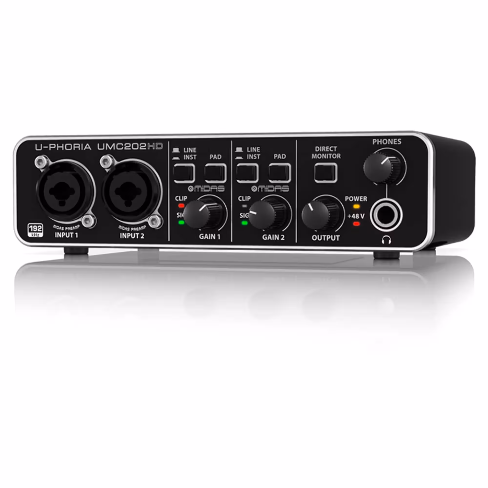 Внешняя студийная звуковая карта Behringer UMC202HD U-PHORIA (2 / 4)