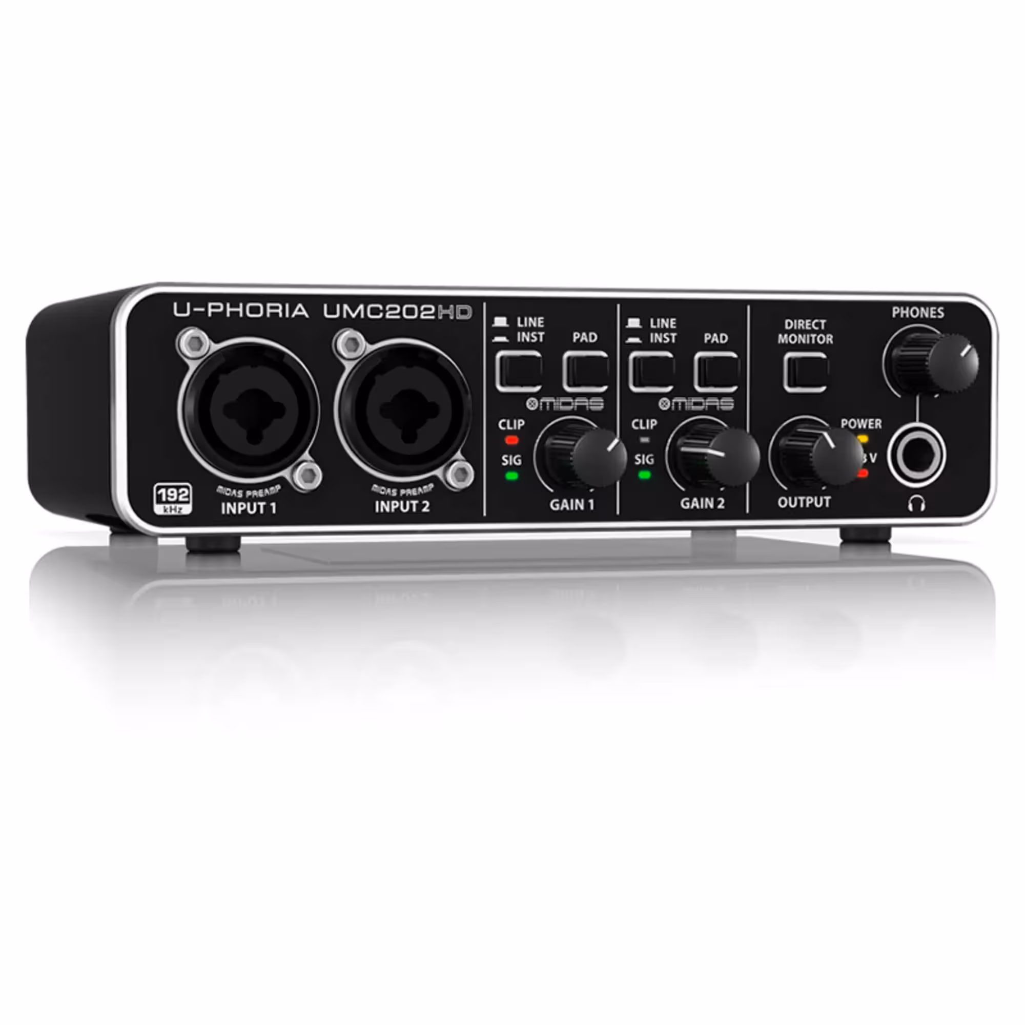 Внешняя студийная звуковая карта Behringer UMC202HD U-PHORIA (3 / 4)