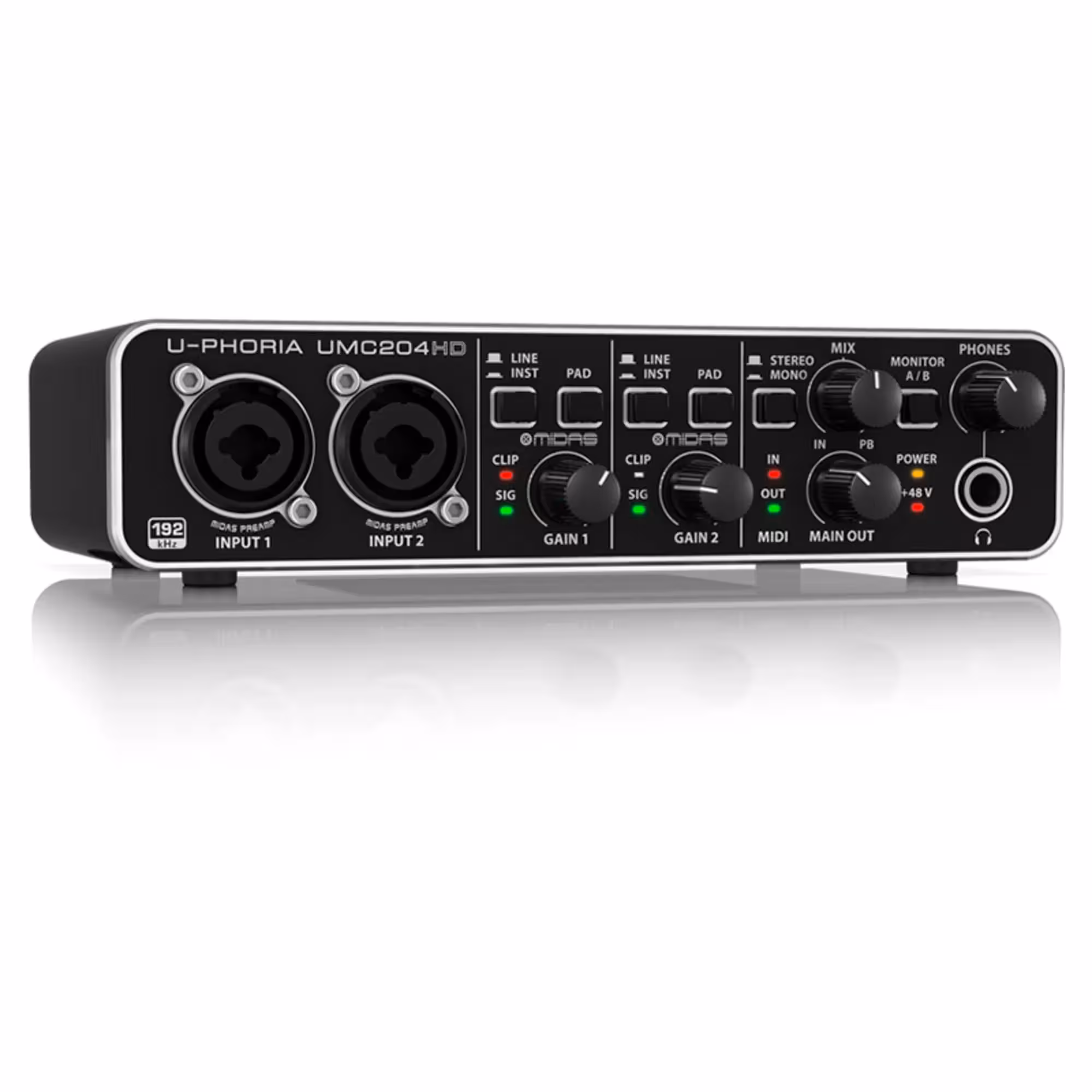 Внешняя студийная звуковая карта Behringer UMC204HD (3 / 4)
