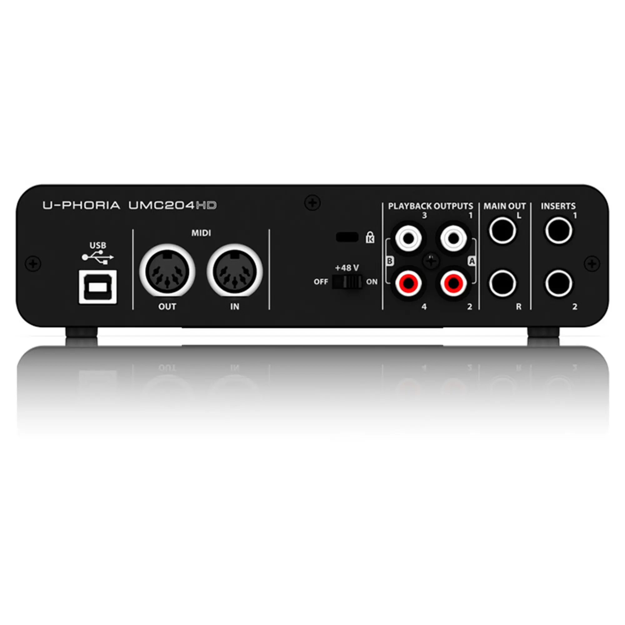 Внешняя студийная звуковая карта Behringer UMC204HD (4 / 4)
