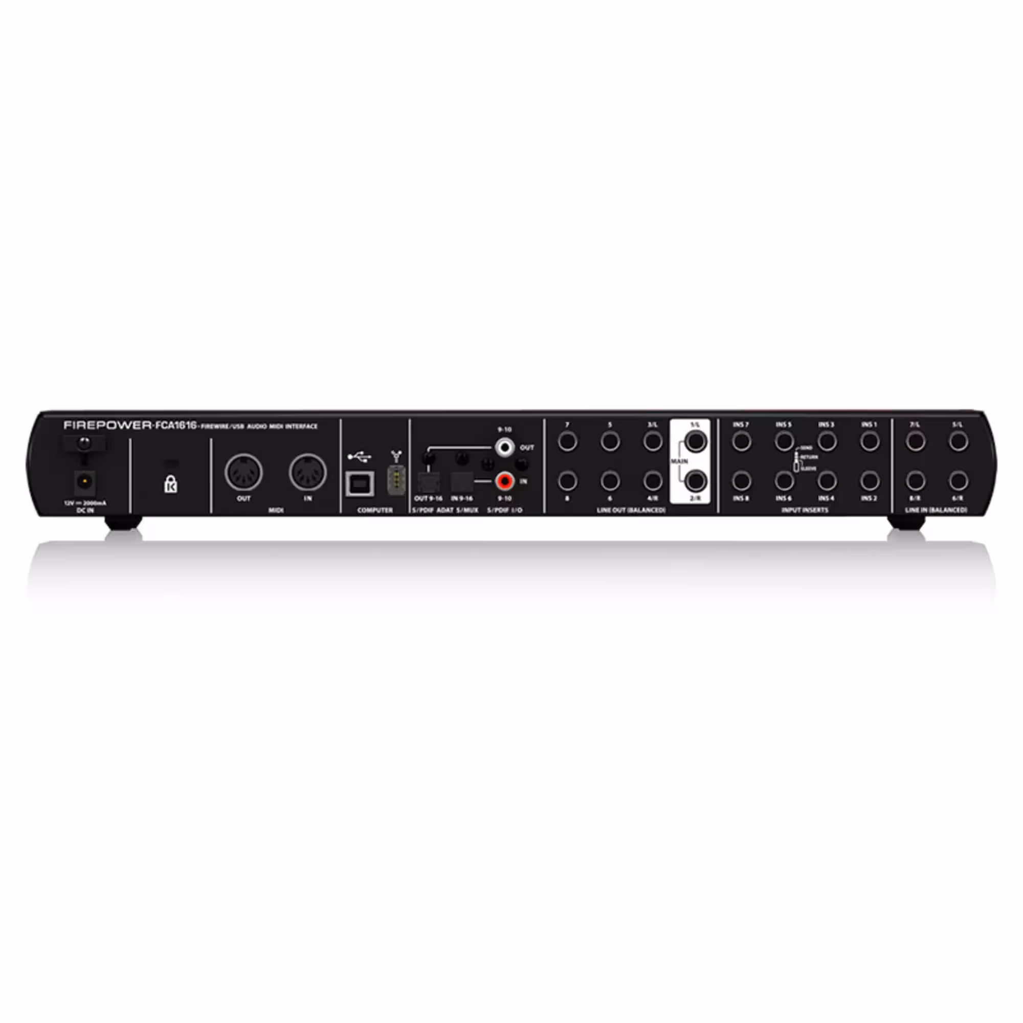 Внешняя студийная звуковая карта Behringer FCA1616 (4 / 4)