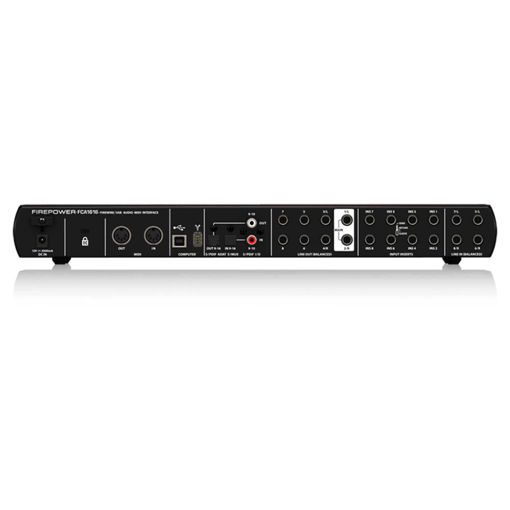 Внешняя студийная звуковая карта Behringer FCA1616 (4 / 4)