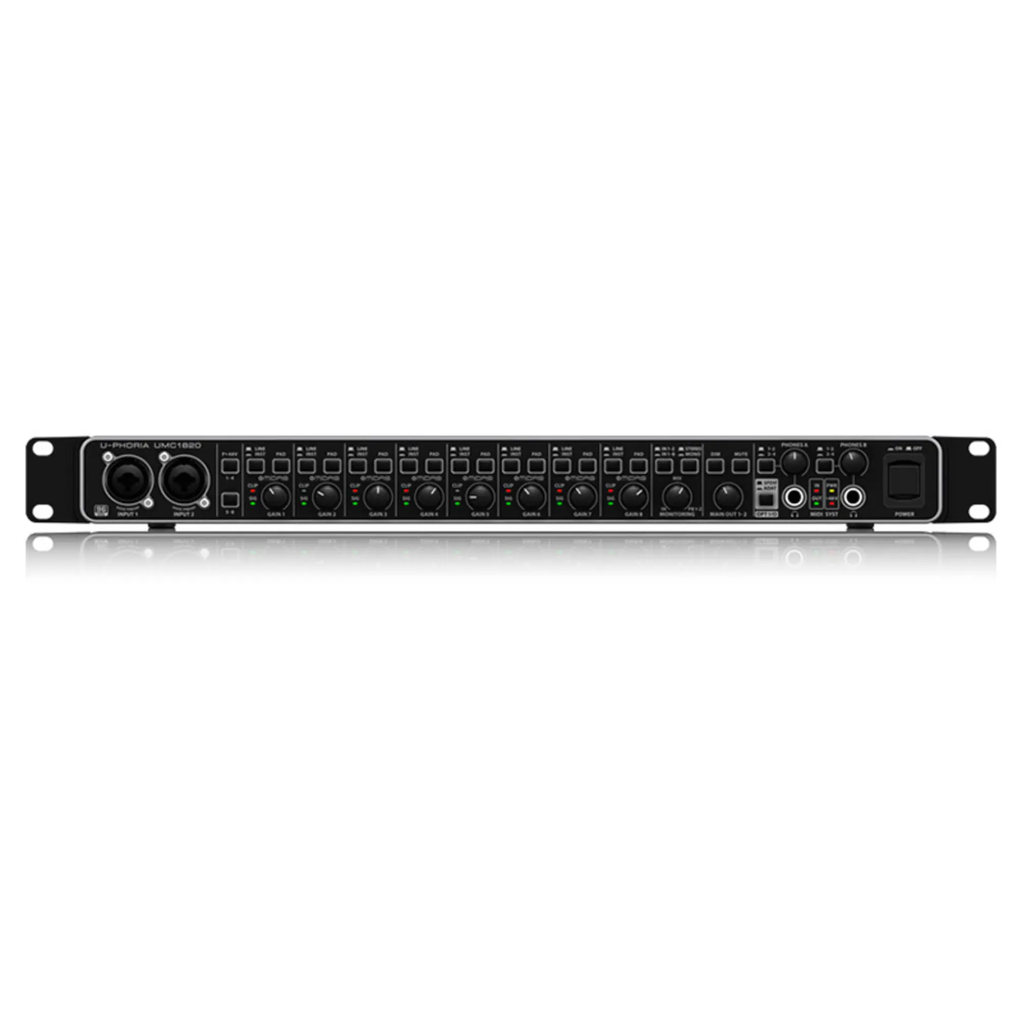 Внешняя студийная звуковая карта Behringer UMC1820 (1 / 4)